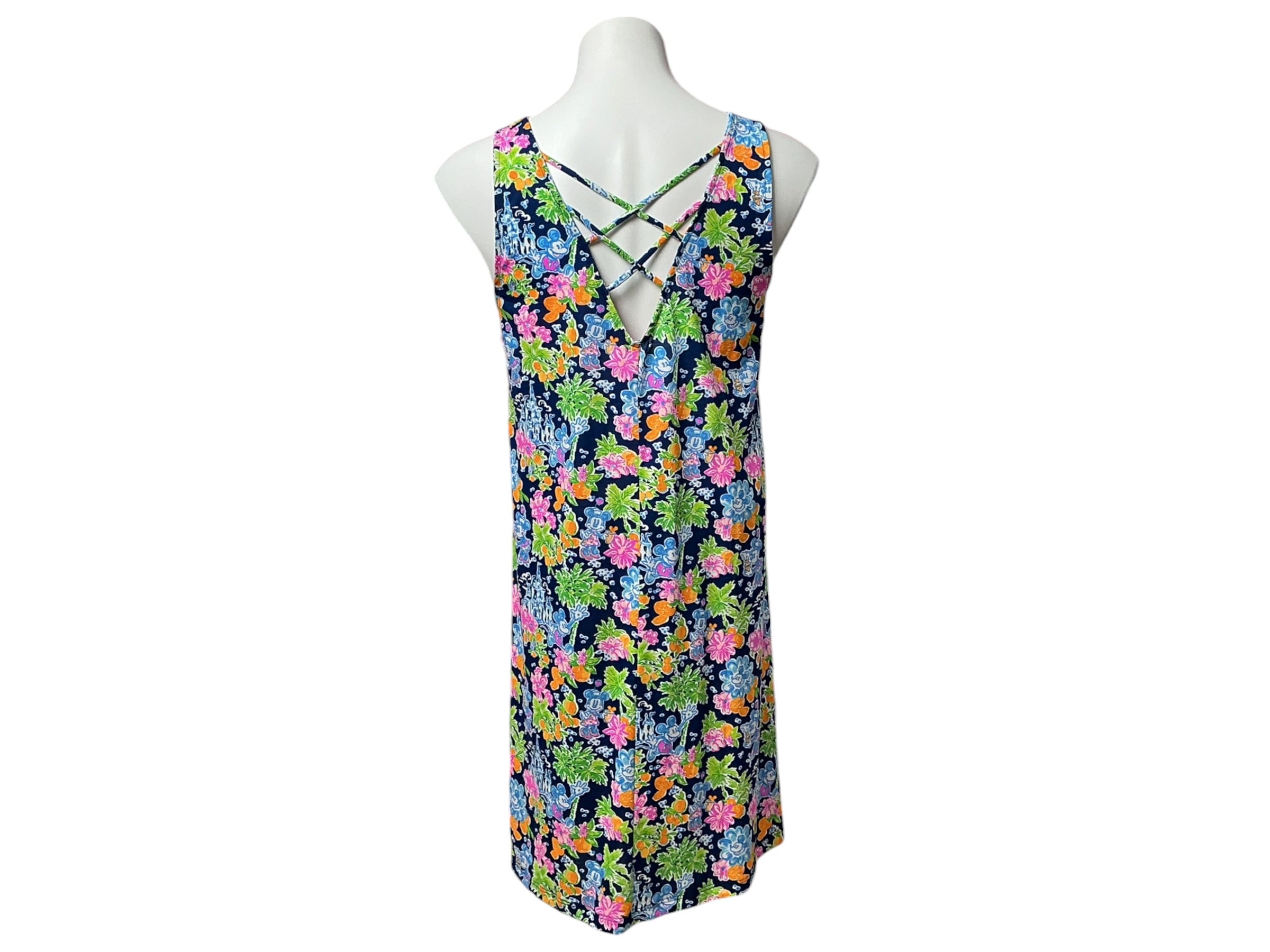 Lilly Pulitzer NWT Kristen Dress Aegean Navy Lilly Loves Disney - Size S