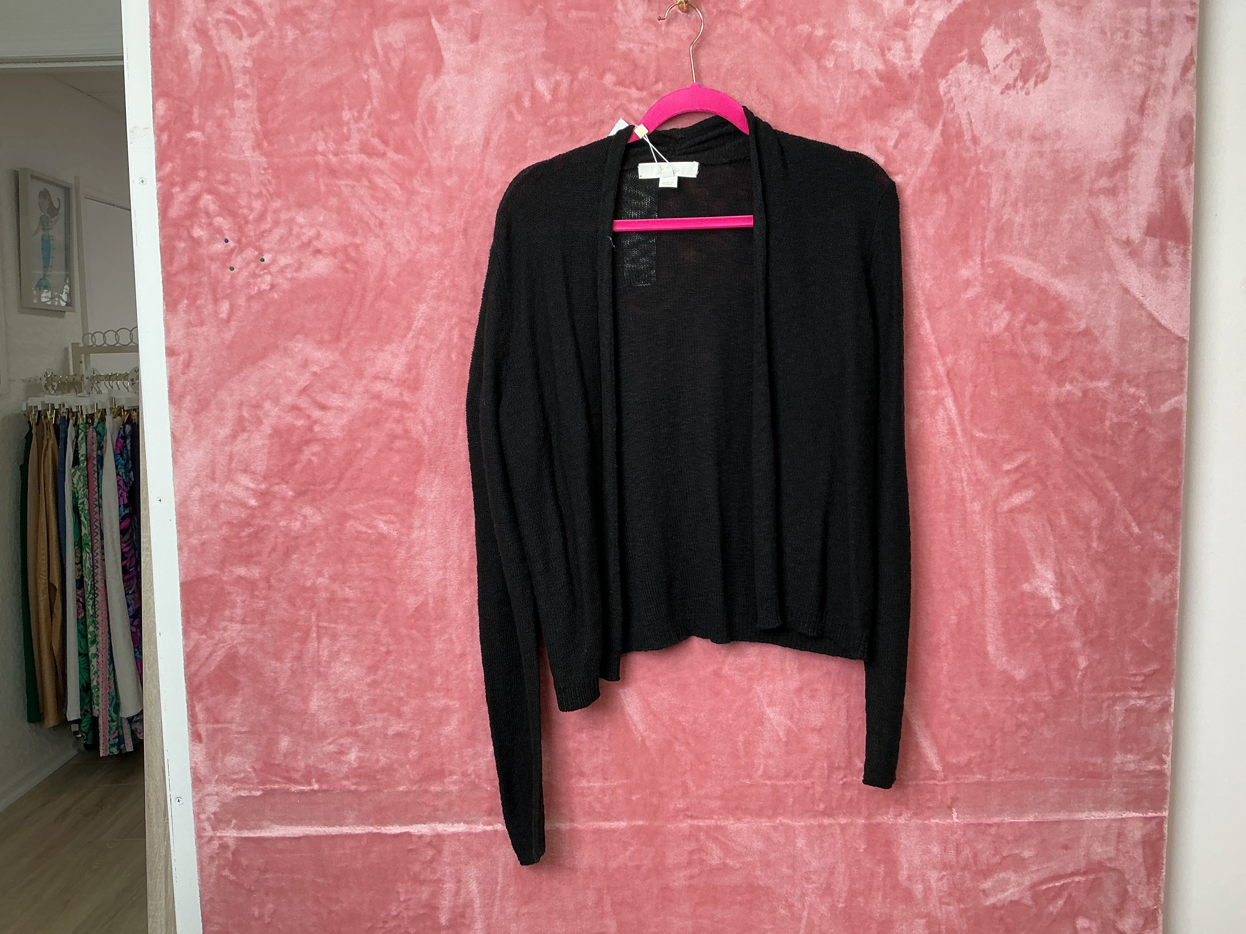 Lilly Pulitzer NWT Faretta Cardigan Black - Size M
