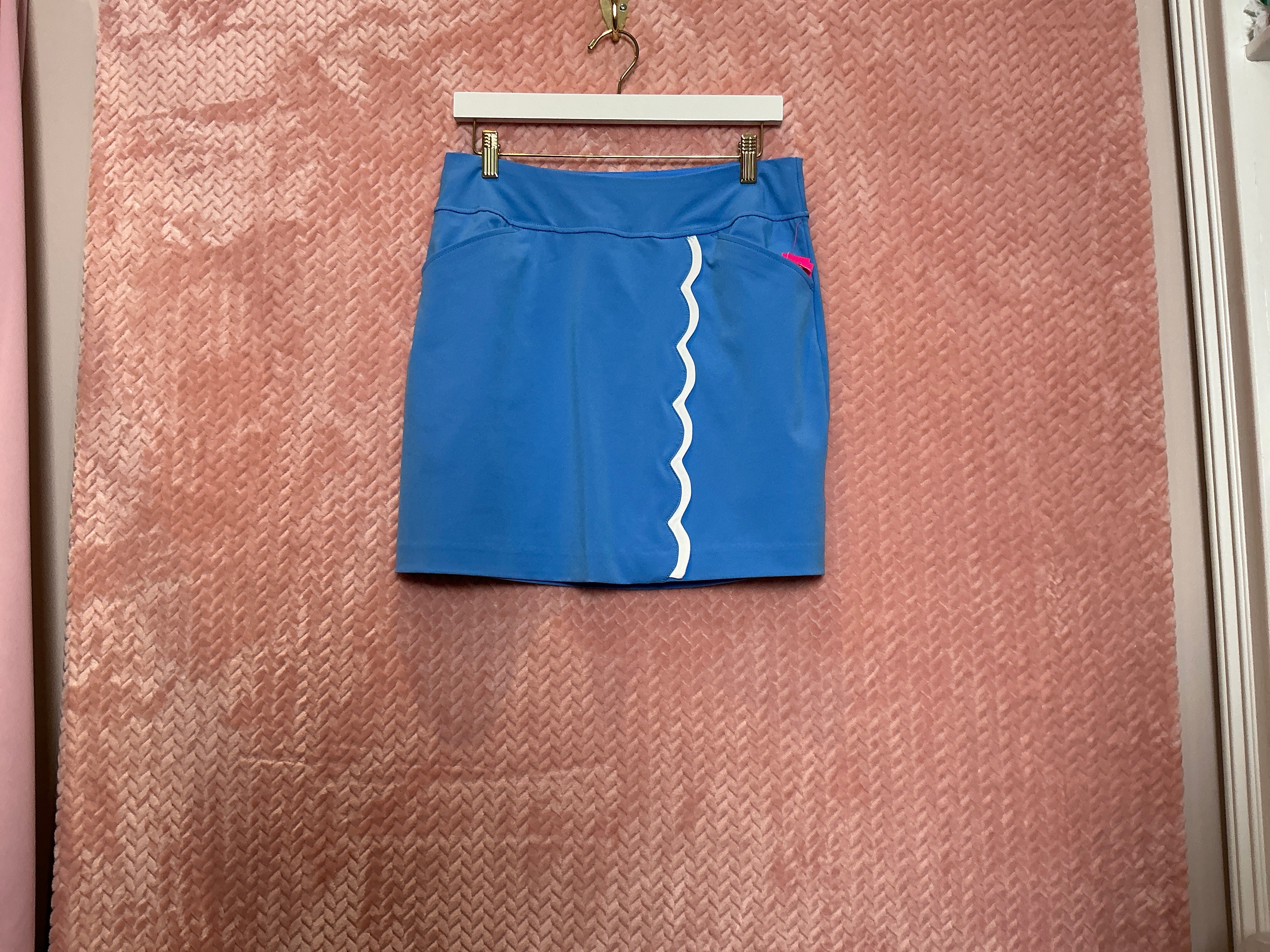 Lilly Pulitzer NWT Monica Scallop Skort U Boca Blue - Size 4