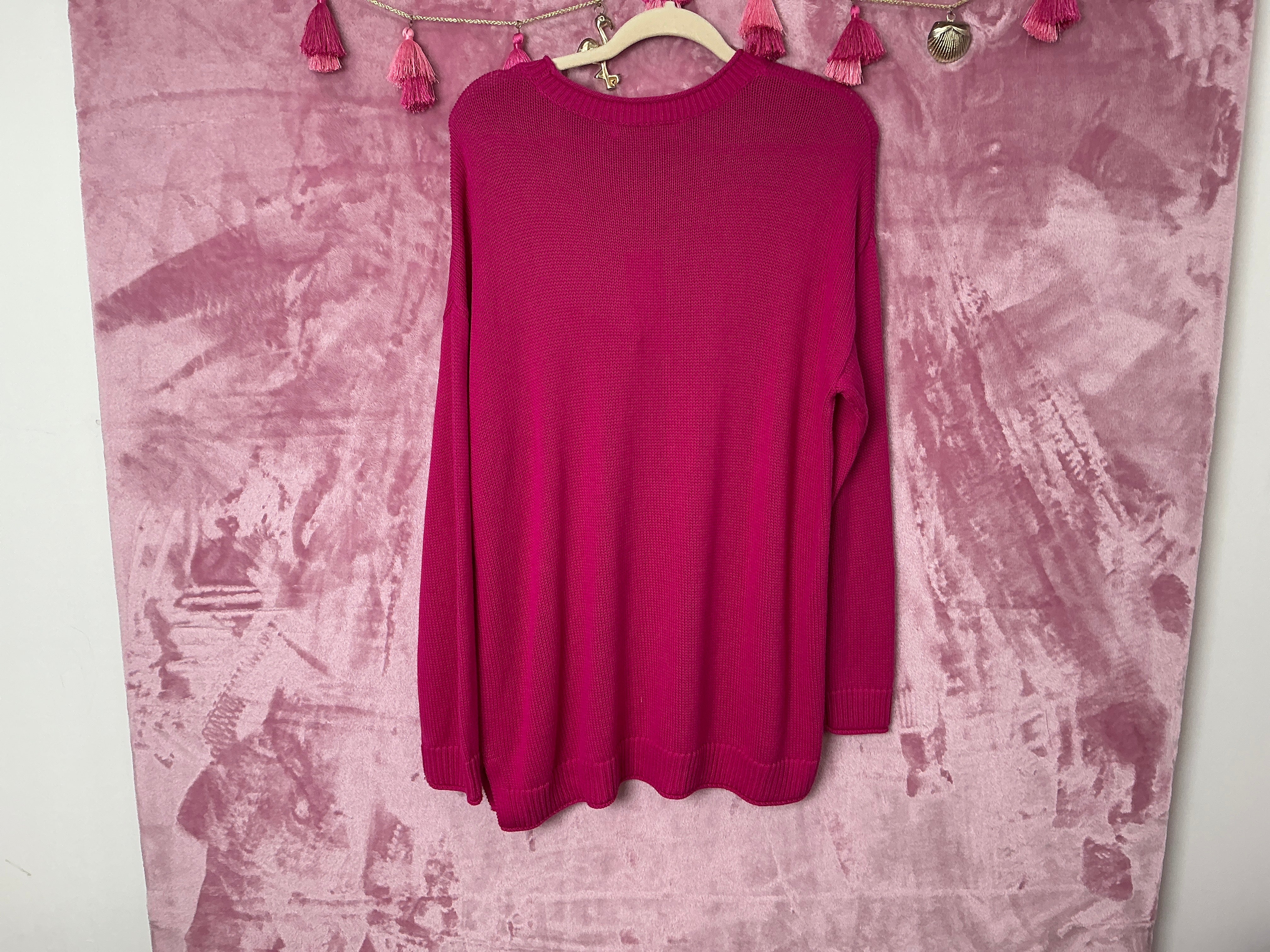 Lilly Pulitzer Sweater NWT - Bayport Sweater - Mystique Pink - Size XL