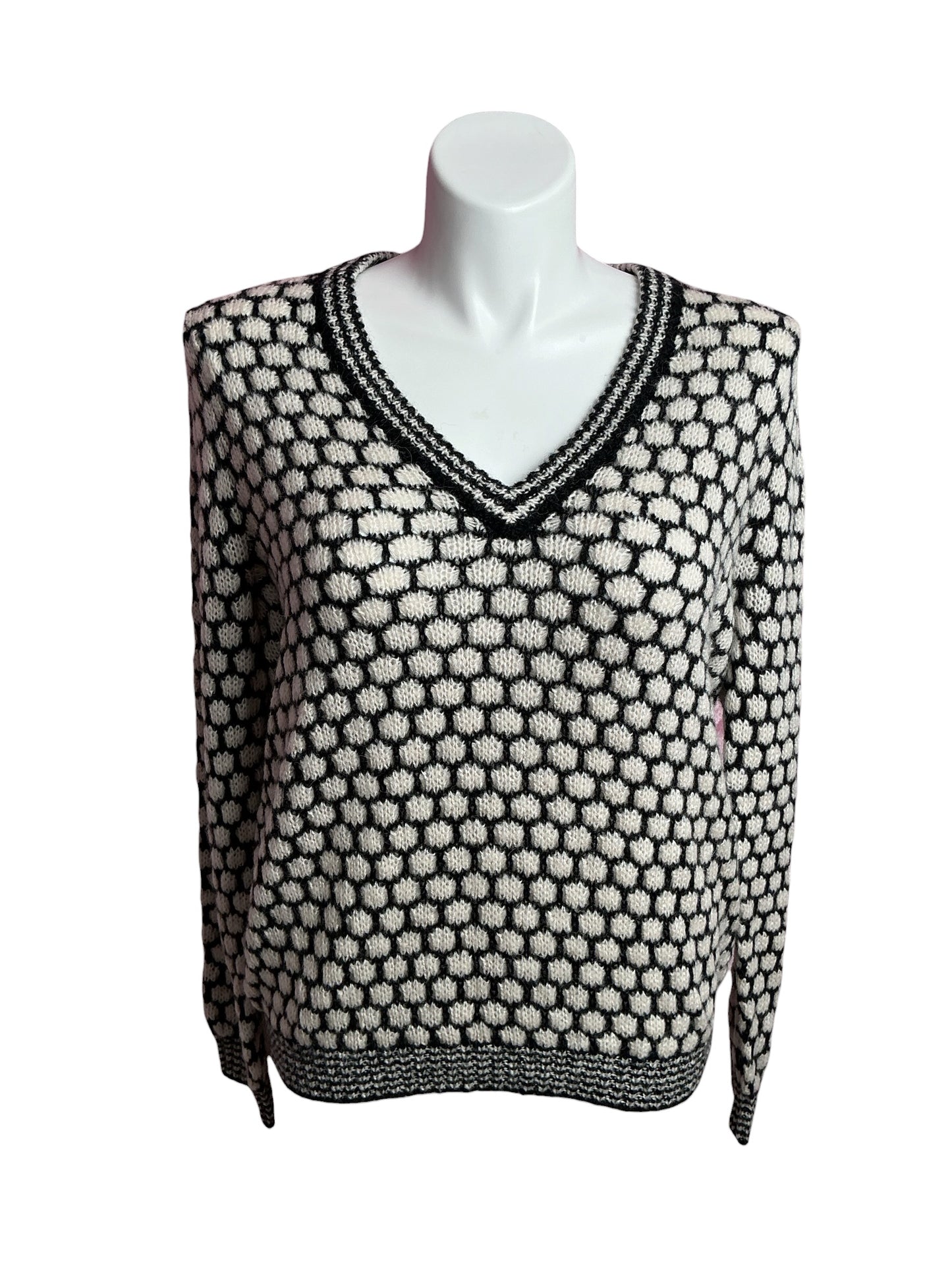 Lilly Pulitzer- NWT Brista Sweater Black Honeycomb Size XL