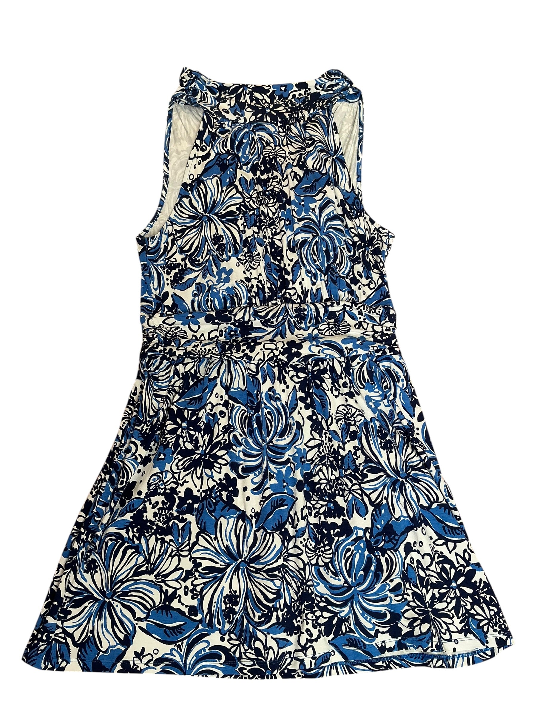 Lilly Pulitzer Wyota Skirted Romper Low Tide Navy Pandrama - Size L