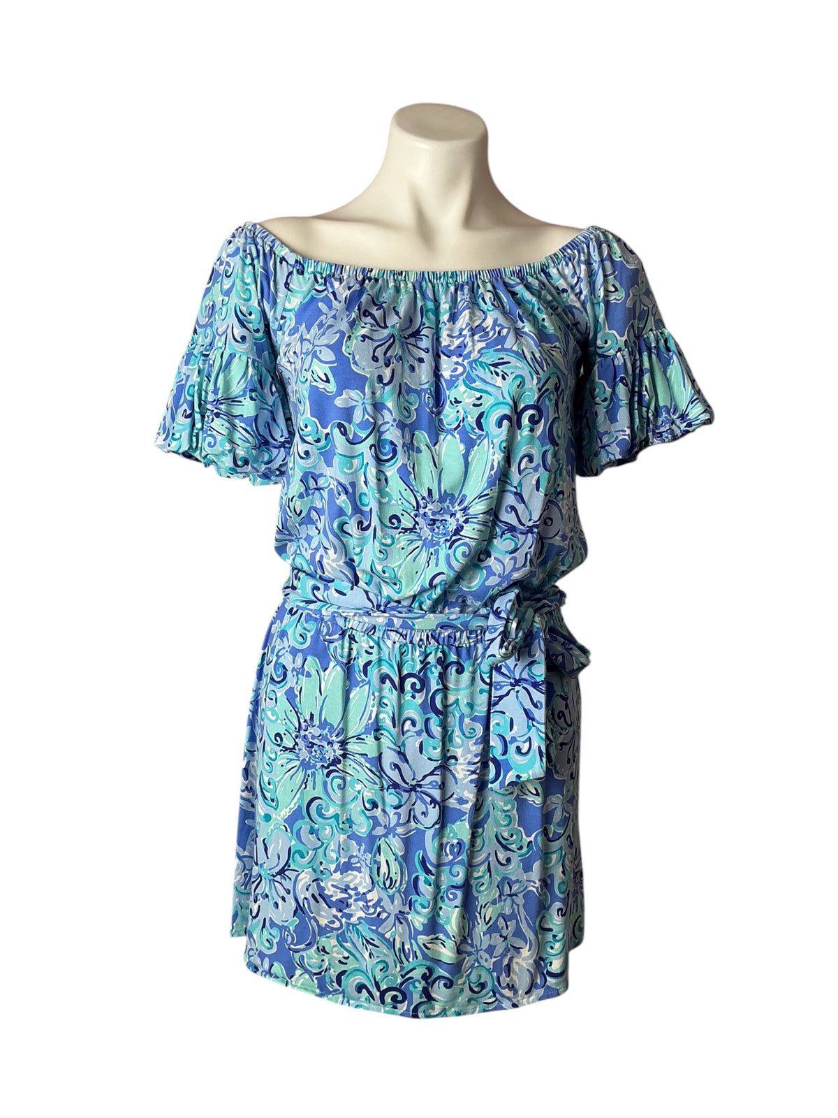 Lilly Pulitzer Samia Romper Suns Out Funs Out - Size S