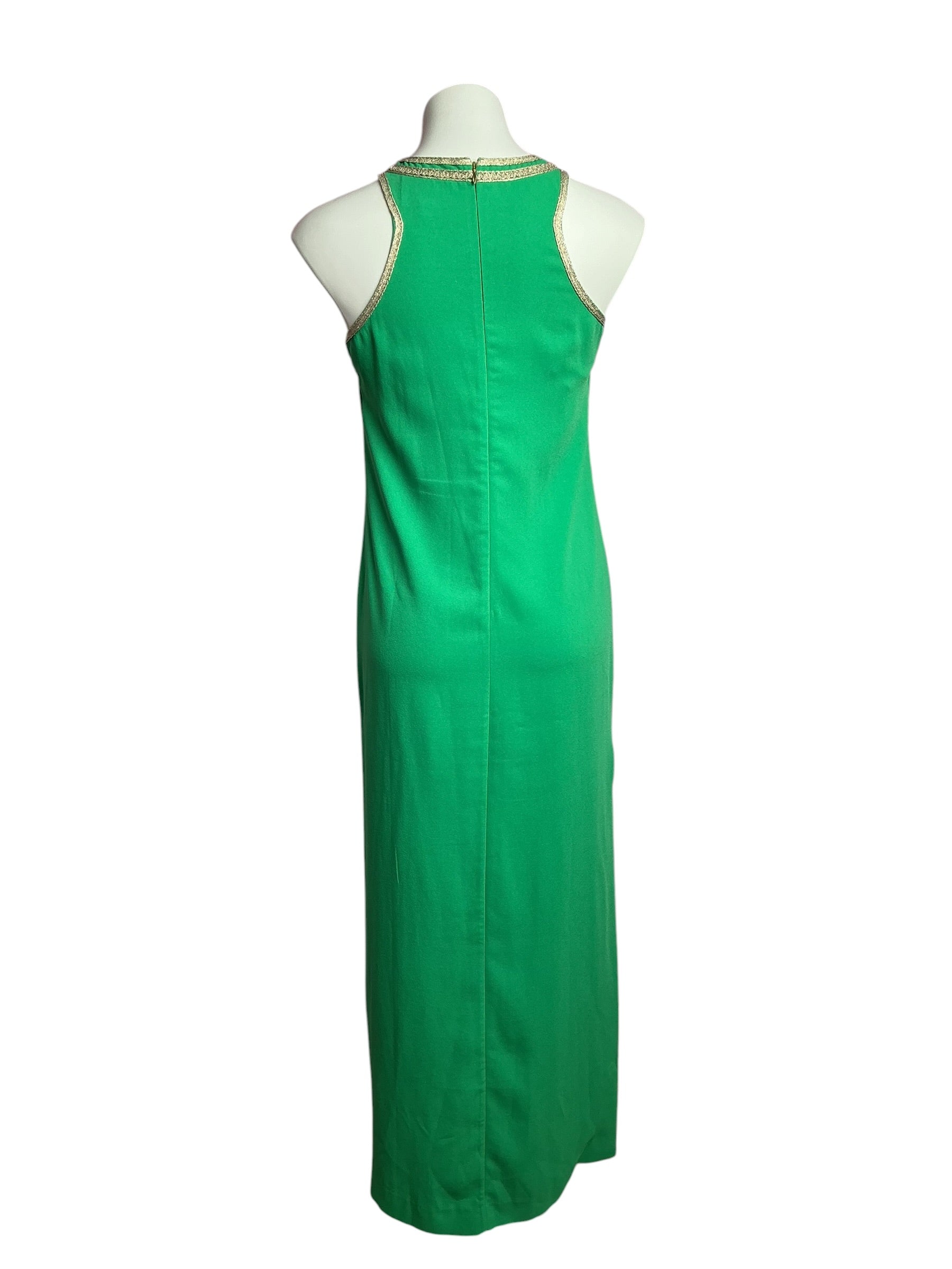 Lilly Pulitzer- Taylane Embroidered Maxi Dress Brazilian Green Size 00