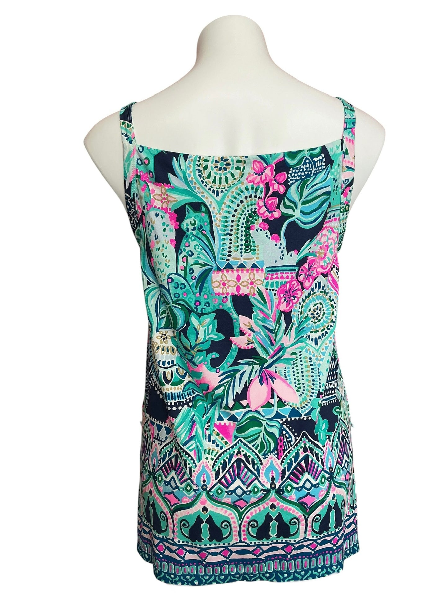 Lilly Pulitzer Adley Tank Top Lookin Sharp - Size M