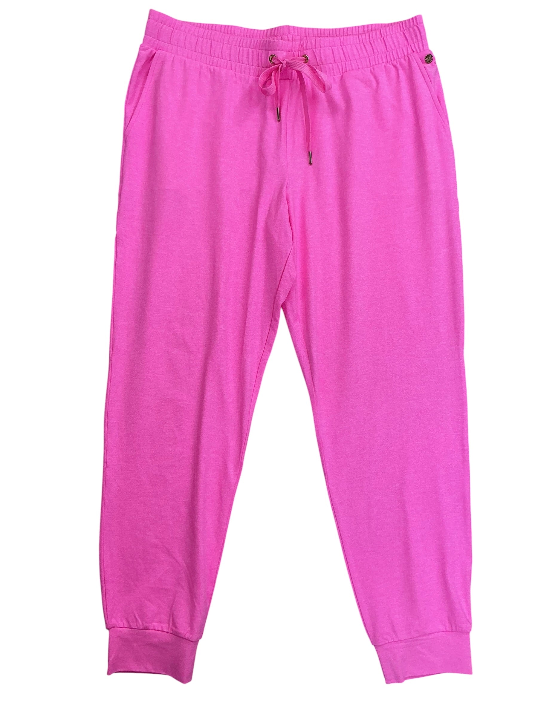 Lilly Pulitzer NWT Lillabeth UPF 50+ Pants Heathered Soleil Pink - Size M