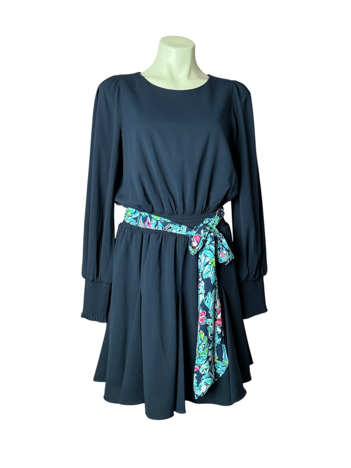 Lilly Pulitzer Lorella Stretch Dress True Navy - Size 10