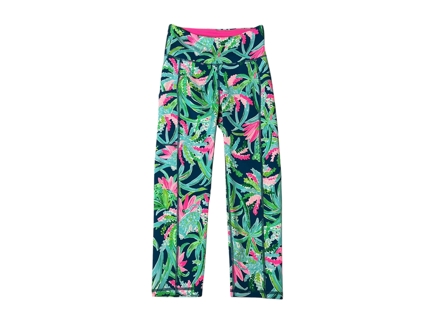 Lilly Pulitzer Luxletic Weekender High Rise Crop Legging Sweet Escape - Size XS