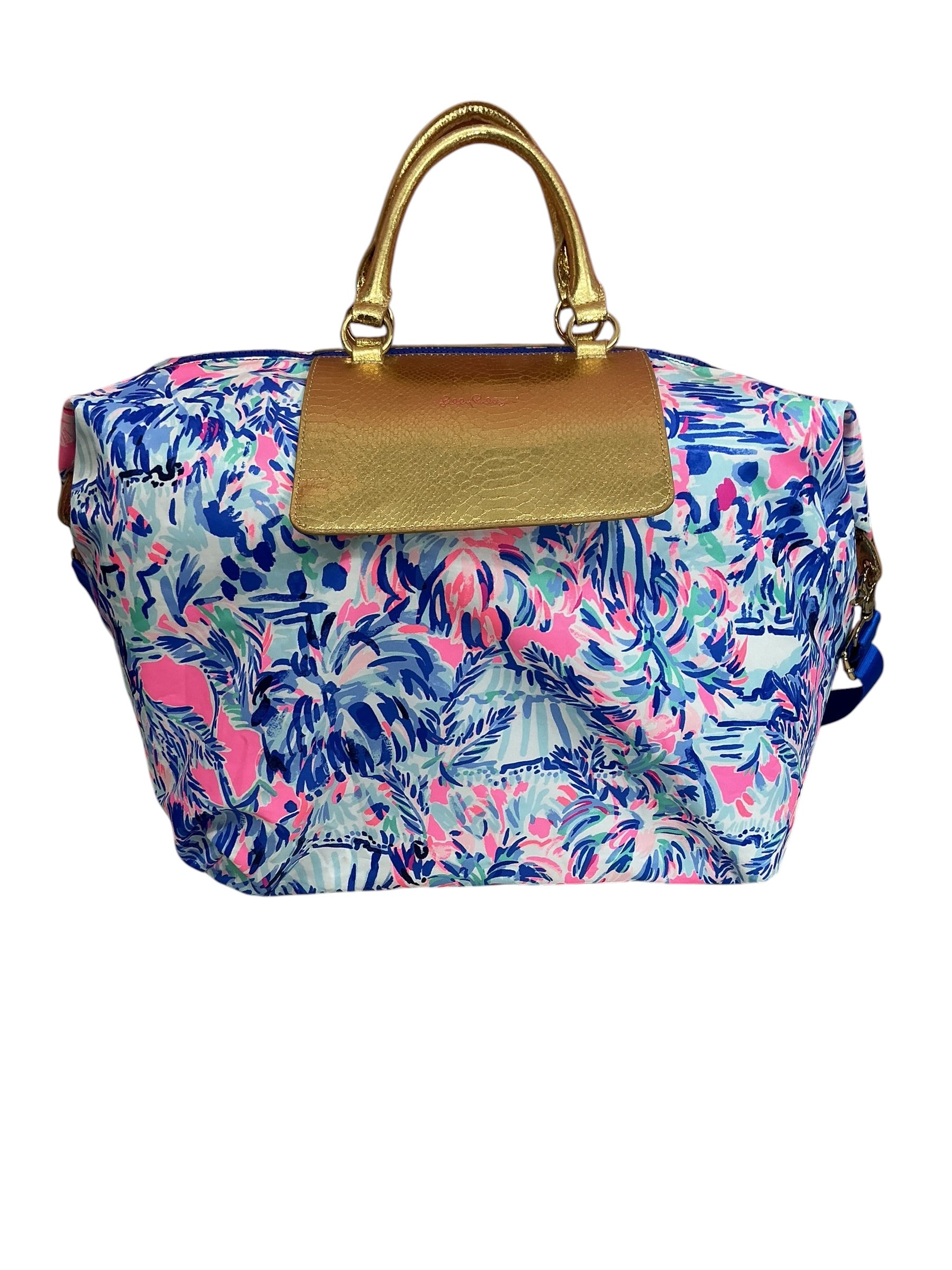 Lilly Pulitzer Packable Escape Weekender Bag Palms Up