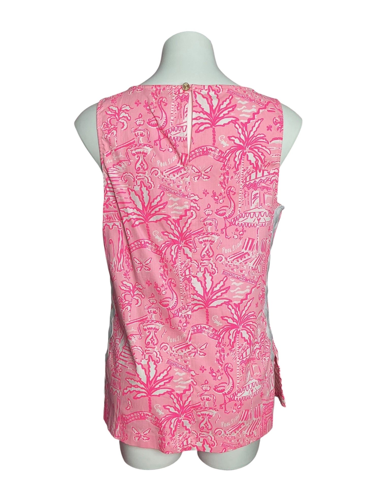 Lilly Pulitzer Palmita Tunic Conch Shell Pink Penny's Playground - Size M
