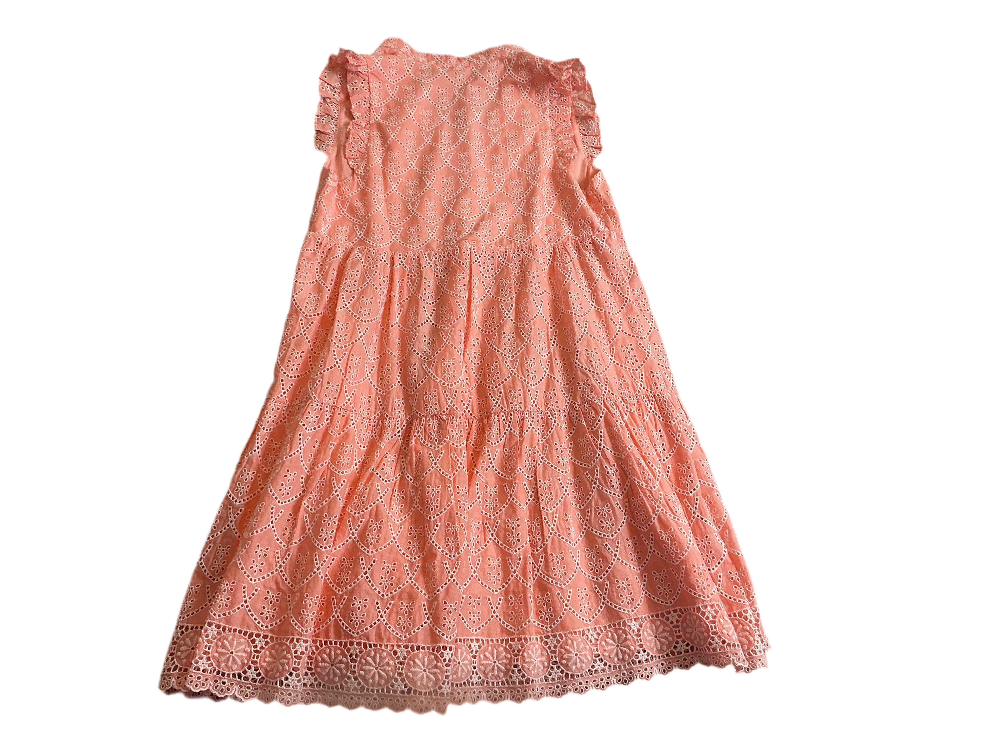 Lilly Pulitzer NWT - Briela Dress - Peach Hyacinth Floral Arch Eyelet - Size S