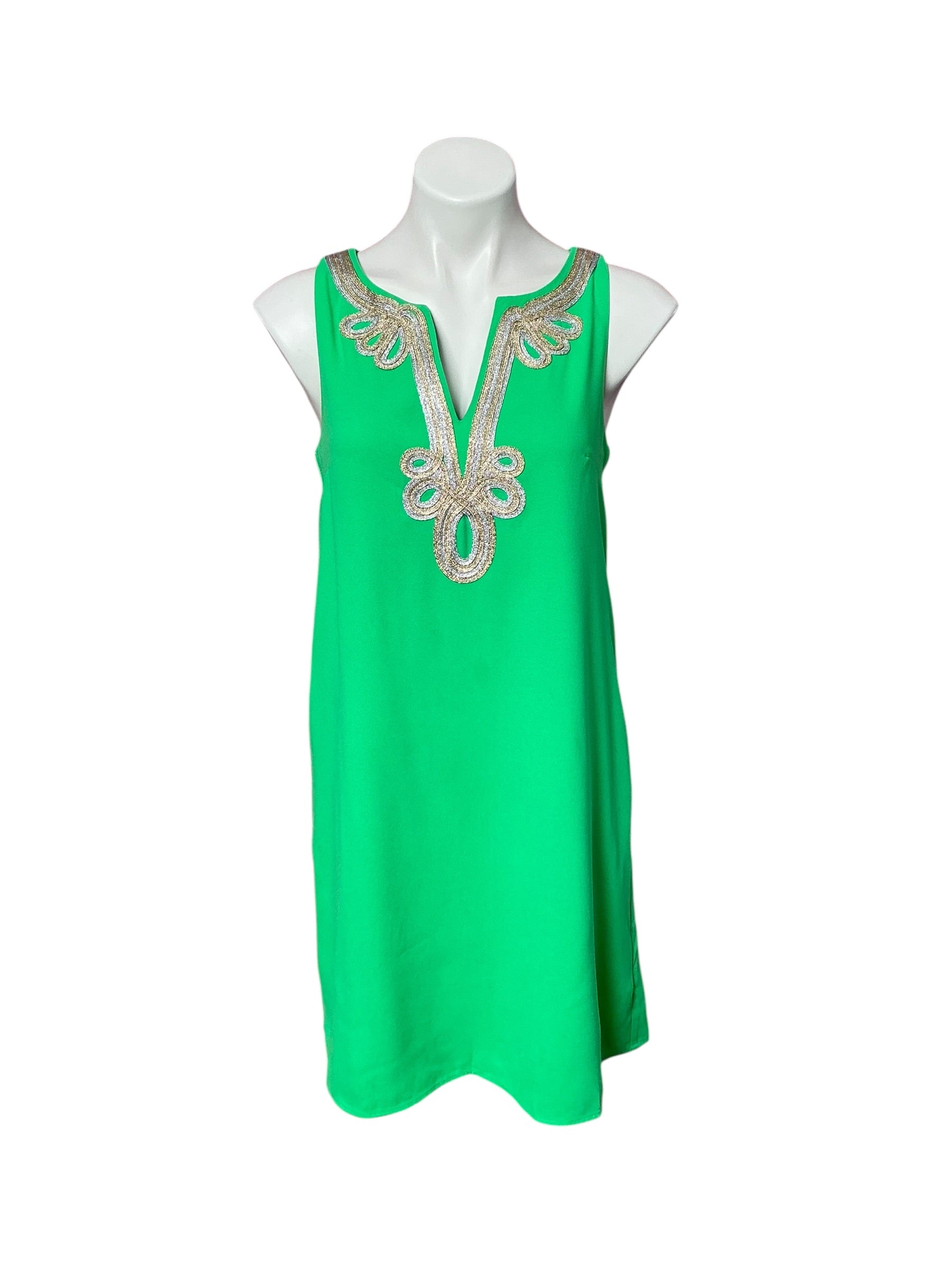 Lilly Pulitzer Cherlyn Soft Shift - Myrtle Green - Size 2