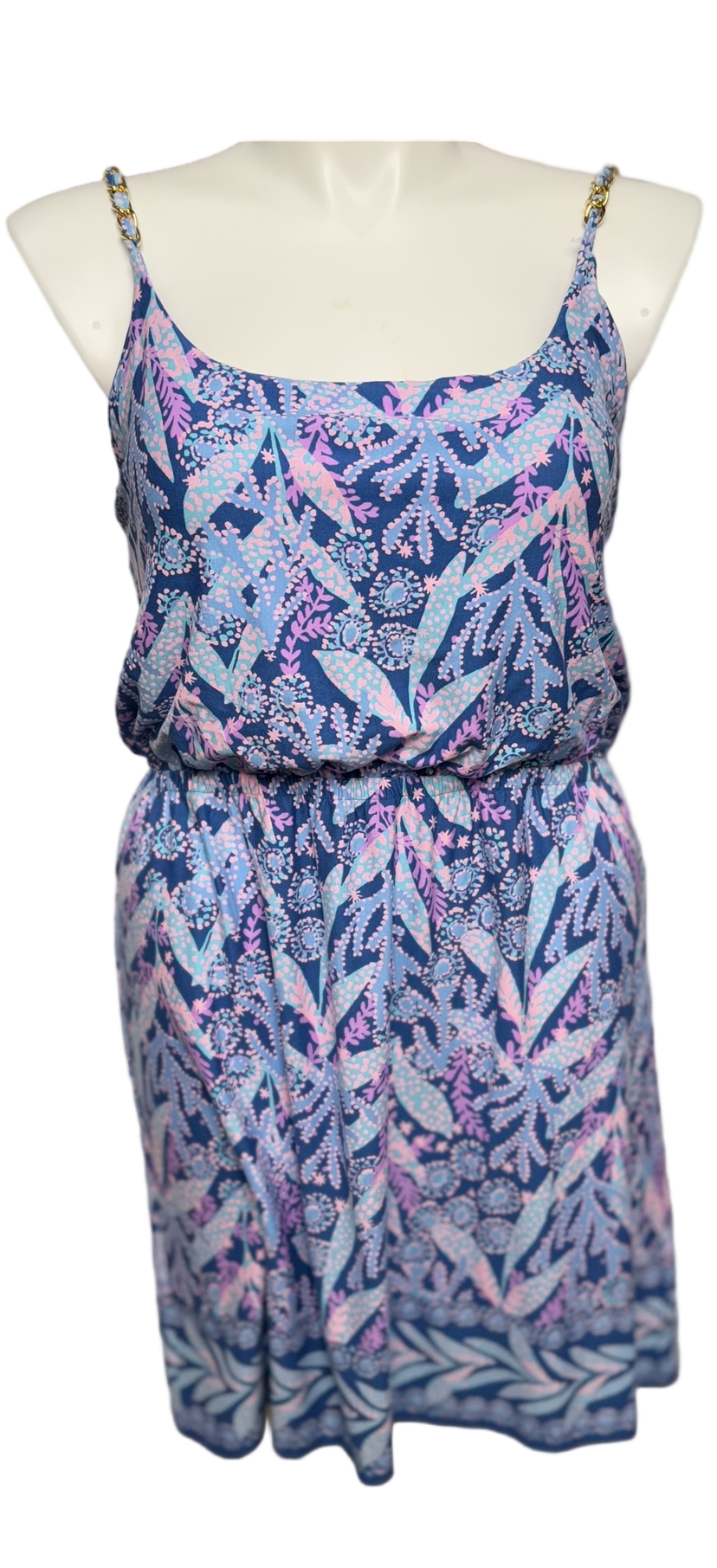 Lilly Pulitzer NWT - Cannavale Dress - Barton Blue Star Gazing Engineered - Size XL