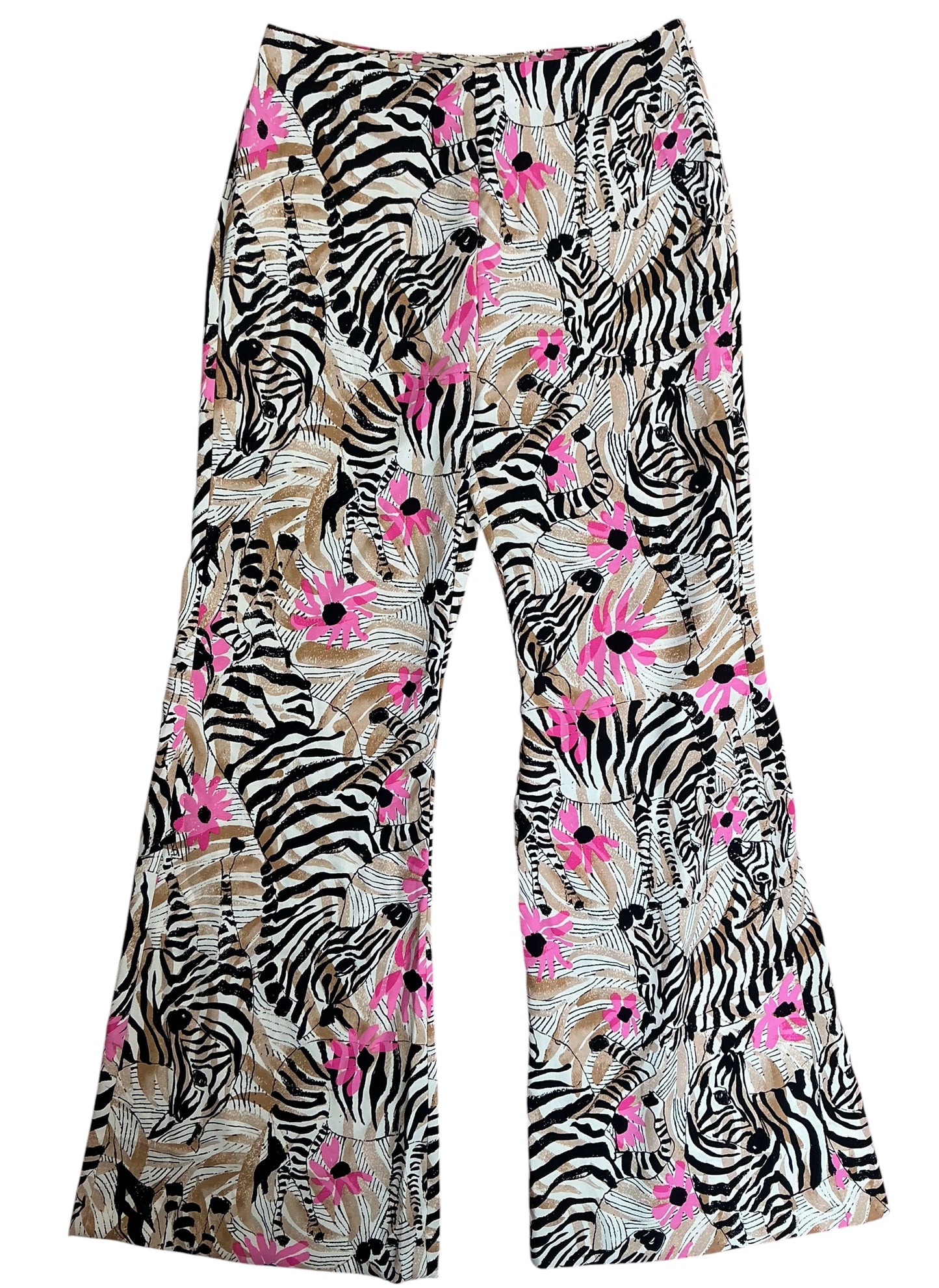 Lilly Pulitzer NWT Polyanna Palazzo Pants Rutabaga El Morocco - Size 6