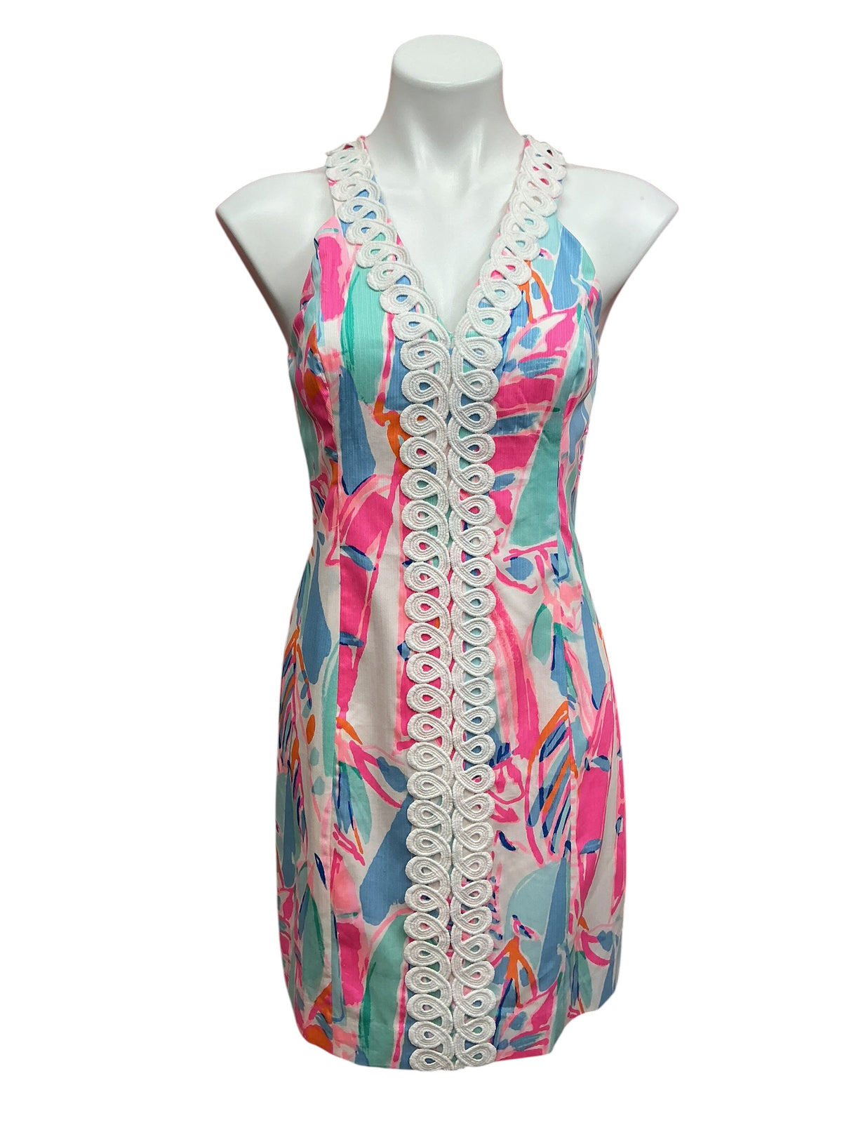 Lilly Pulitzer NWT Lynn Shift Dress Multi Out To Sea - Size 4