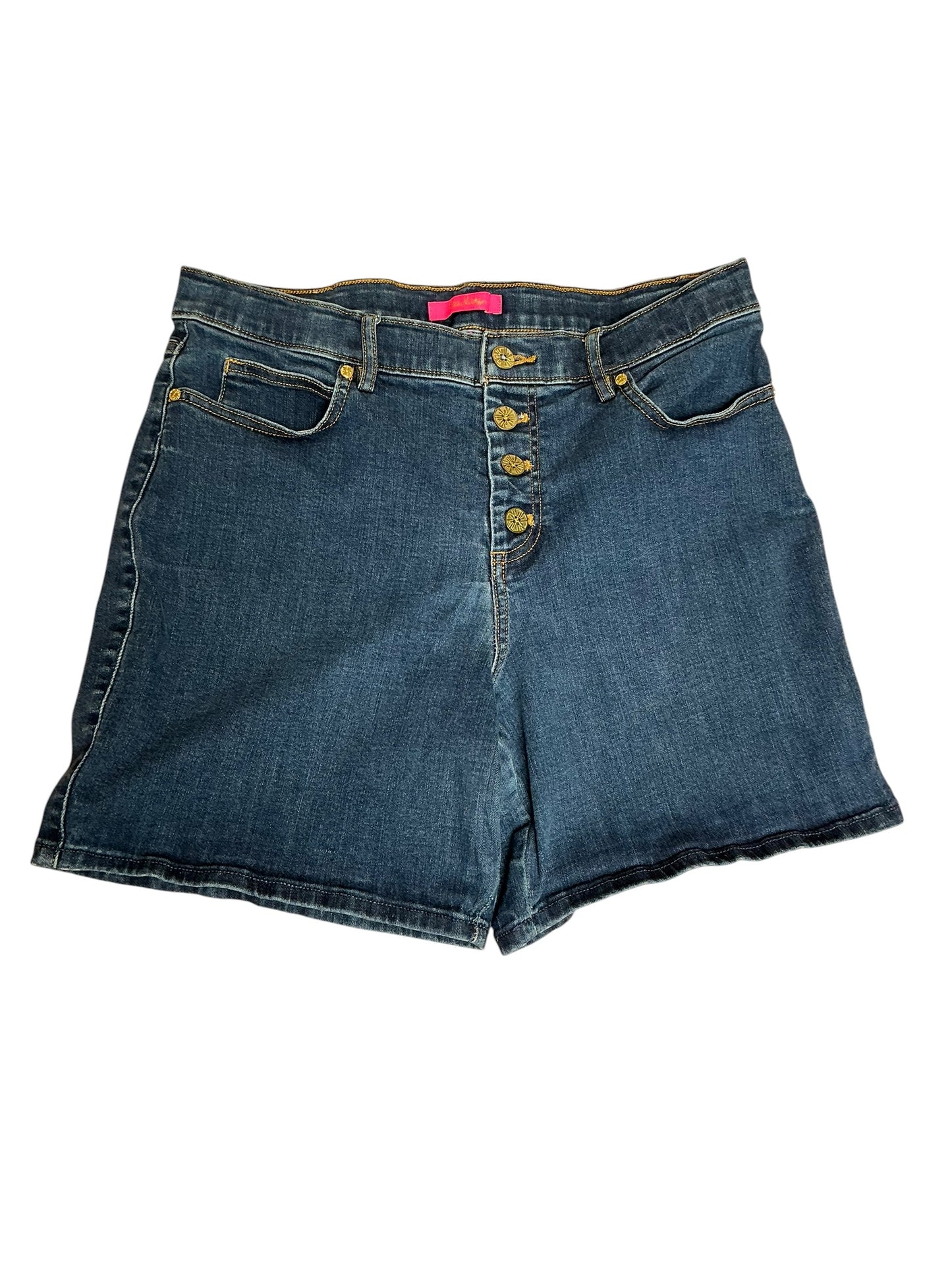 Lilly Pulitzer Caraway Jean Shorts Denim - Size 12