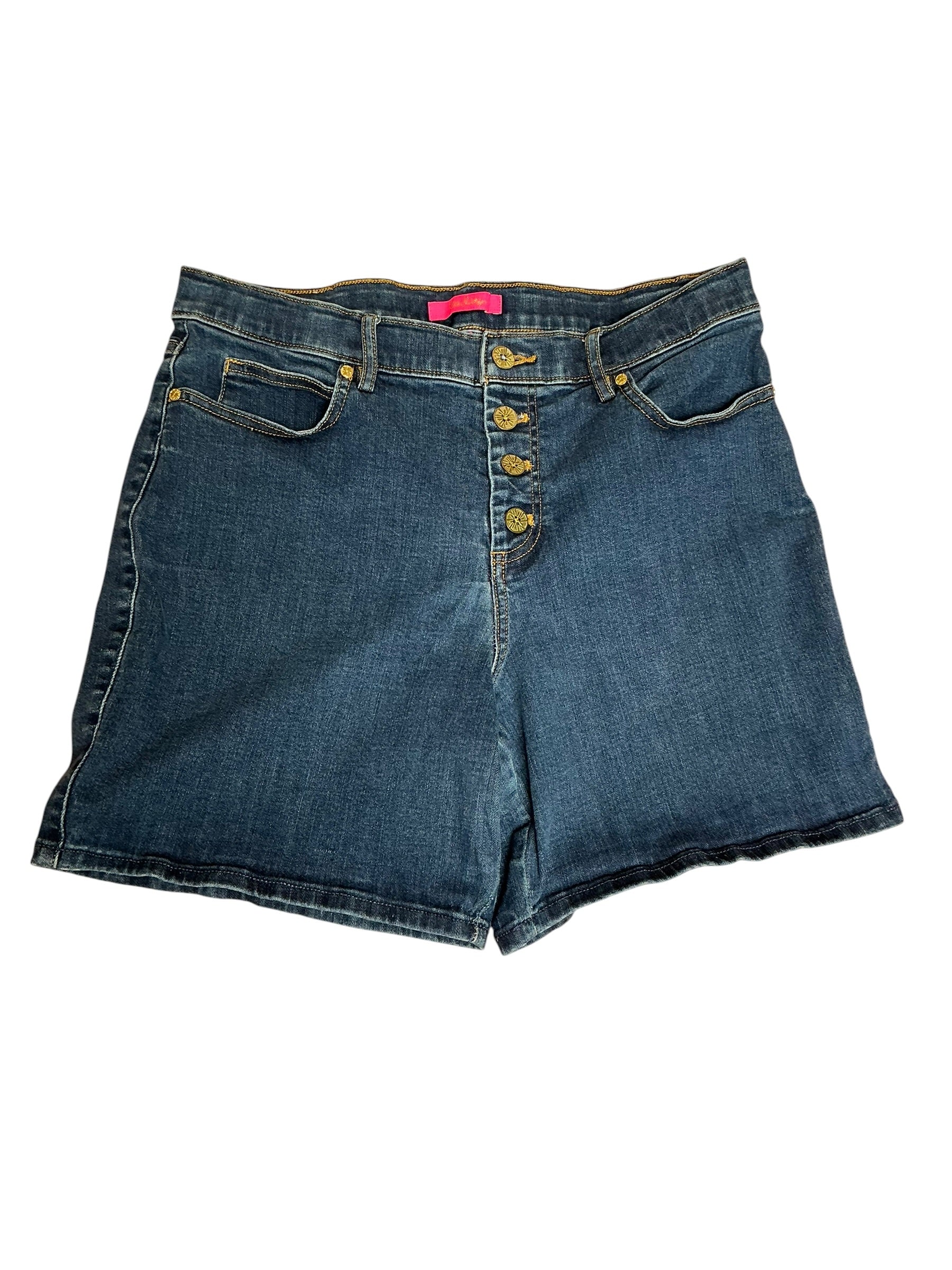 Lilly Pulitzer Caraway Jean Shorts Denim - Size 12