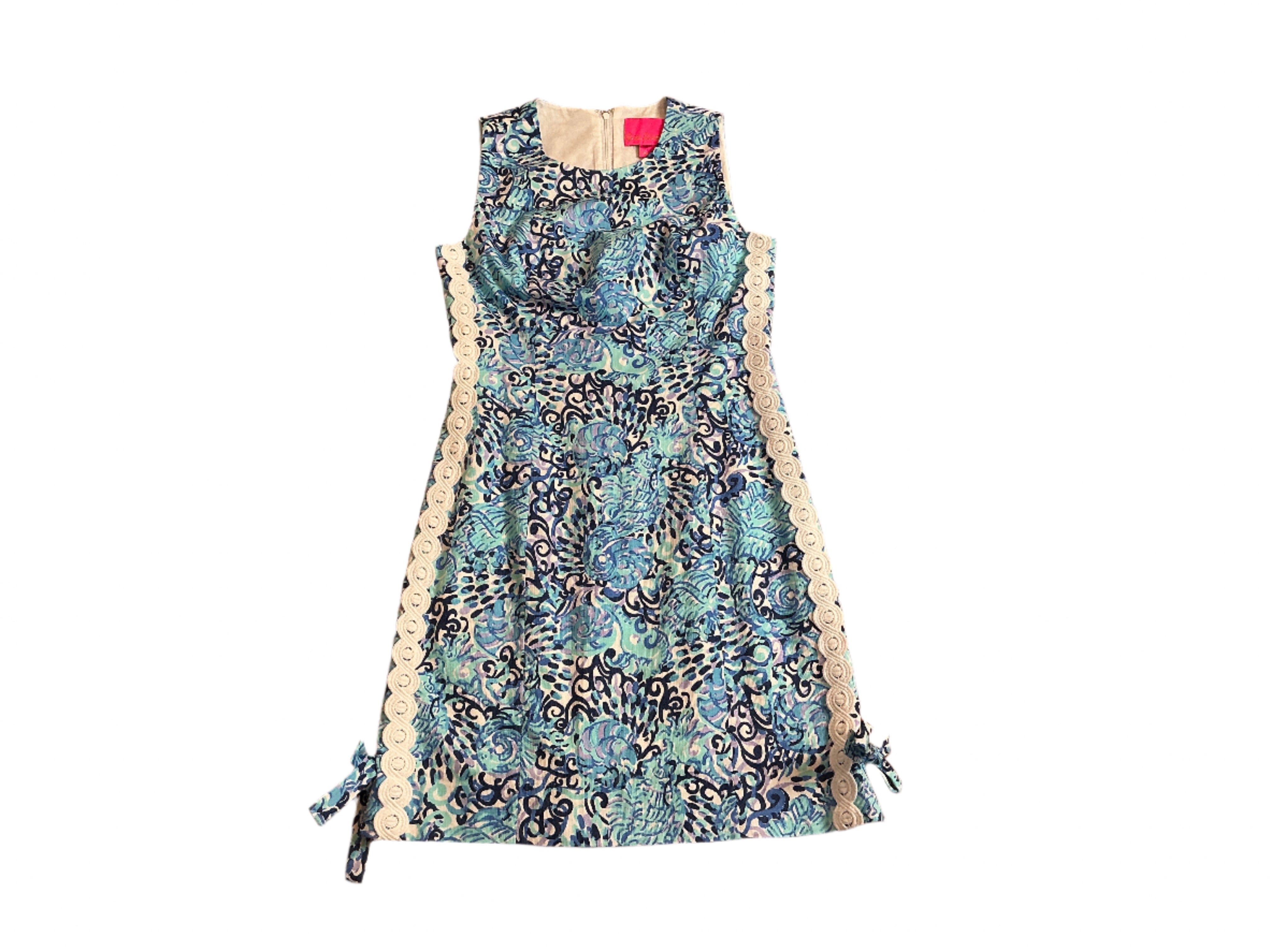 Lilly Pulitzer NWT Mila Stretch Shift Light Aqua Spritz - Size 00