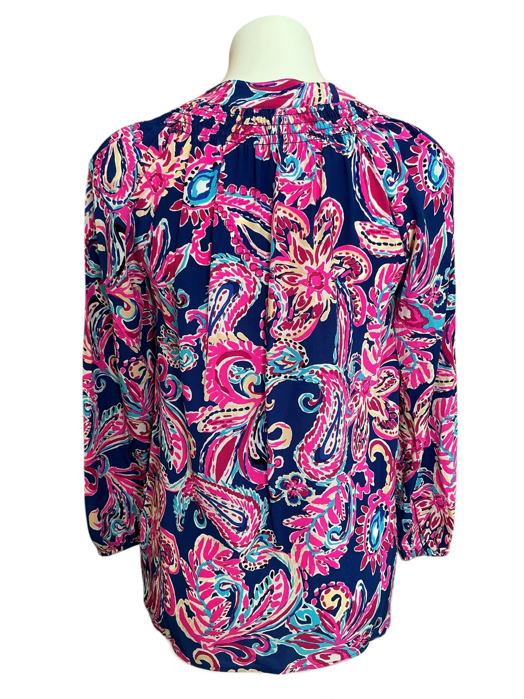 Lilly Pulitzer NWT Elsa Top Multi Flitting About - Size XS
