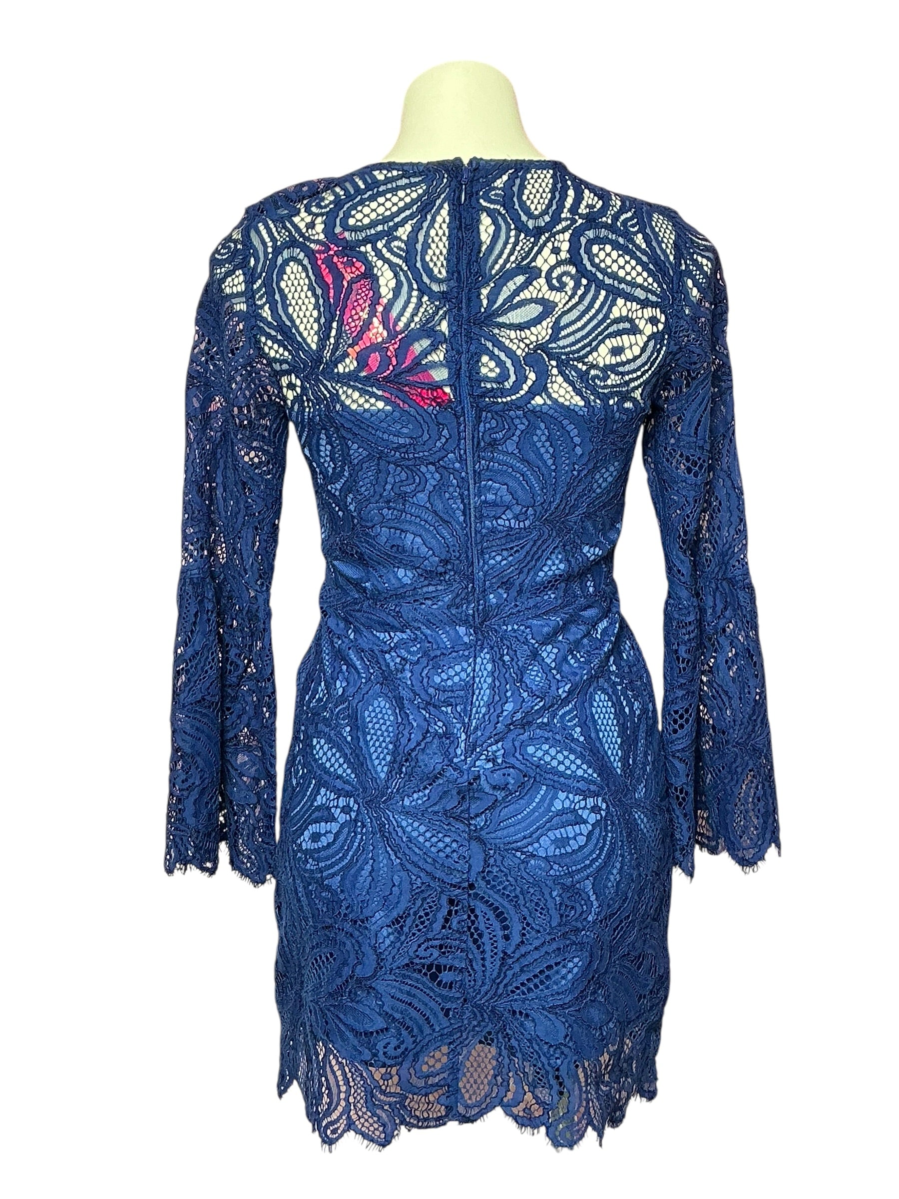 Lilly Pulitzer NWT - Denise Romper - Lapis Lazuli Floral Loopy Lace - Size 0