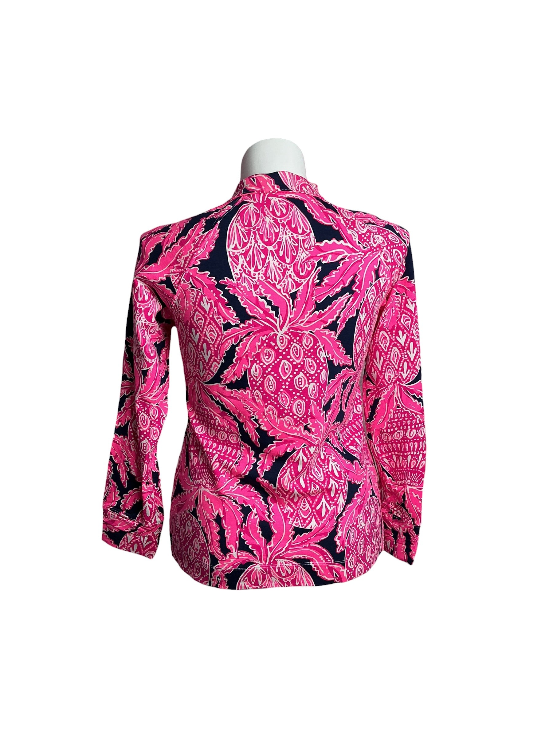 Lilly Pulitzer- Skipper Popover Low Tide Navy Coco Safari Size M