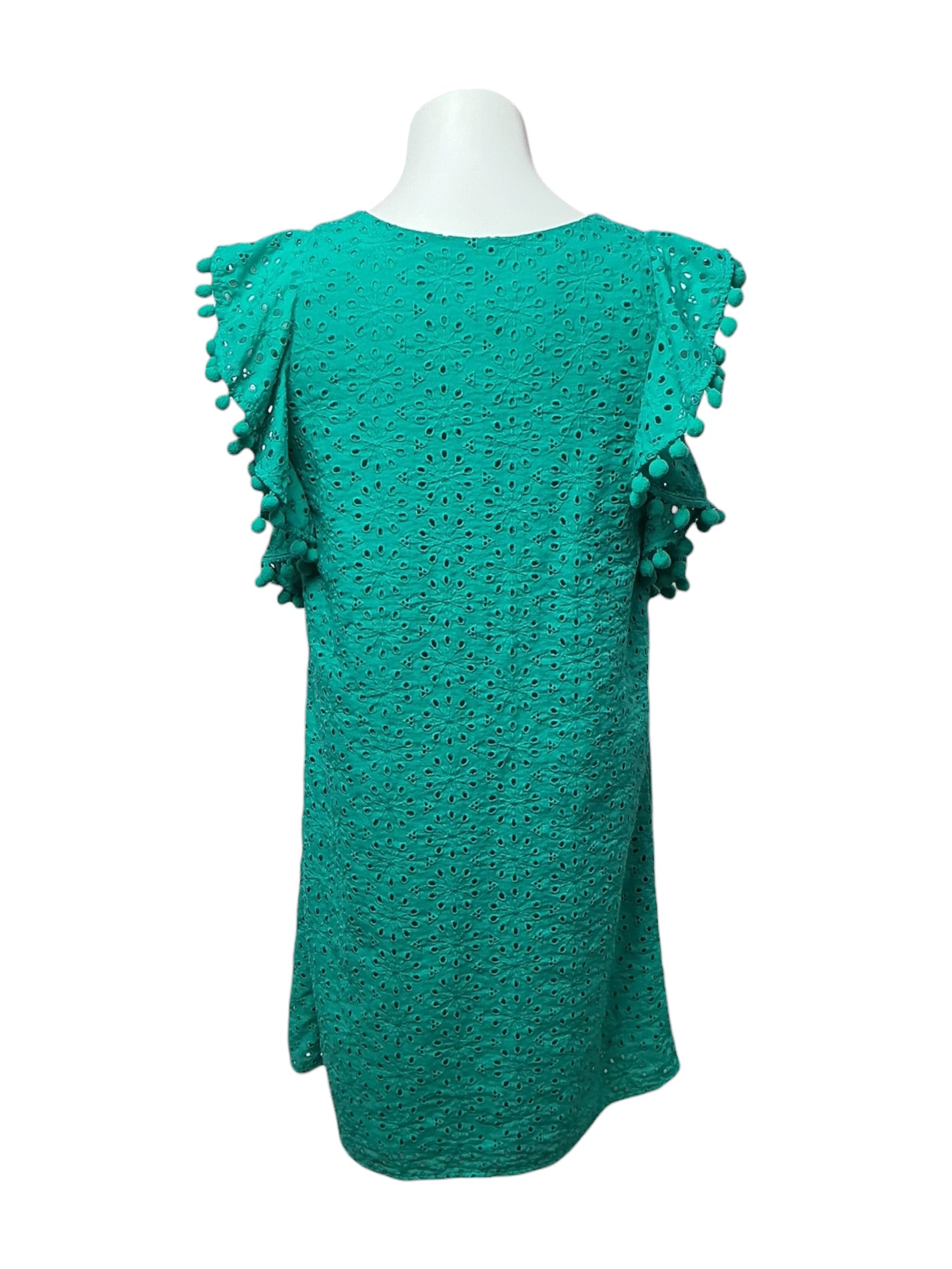 Lilly Pulitzer Astara Eyelet Dress Water Lilly Green - Size XS