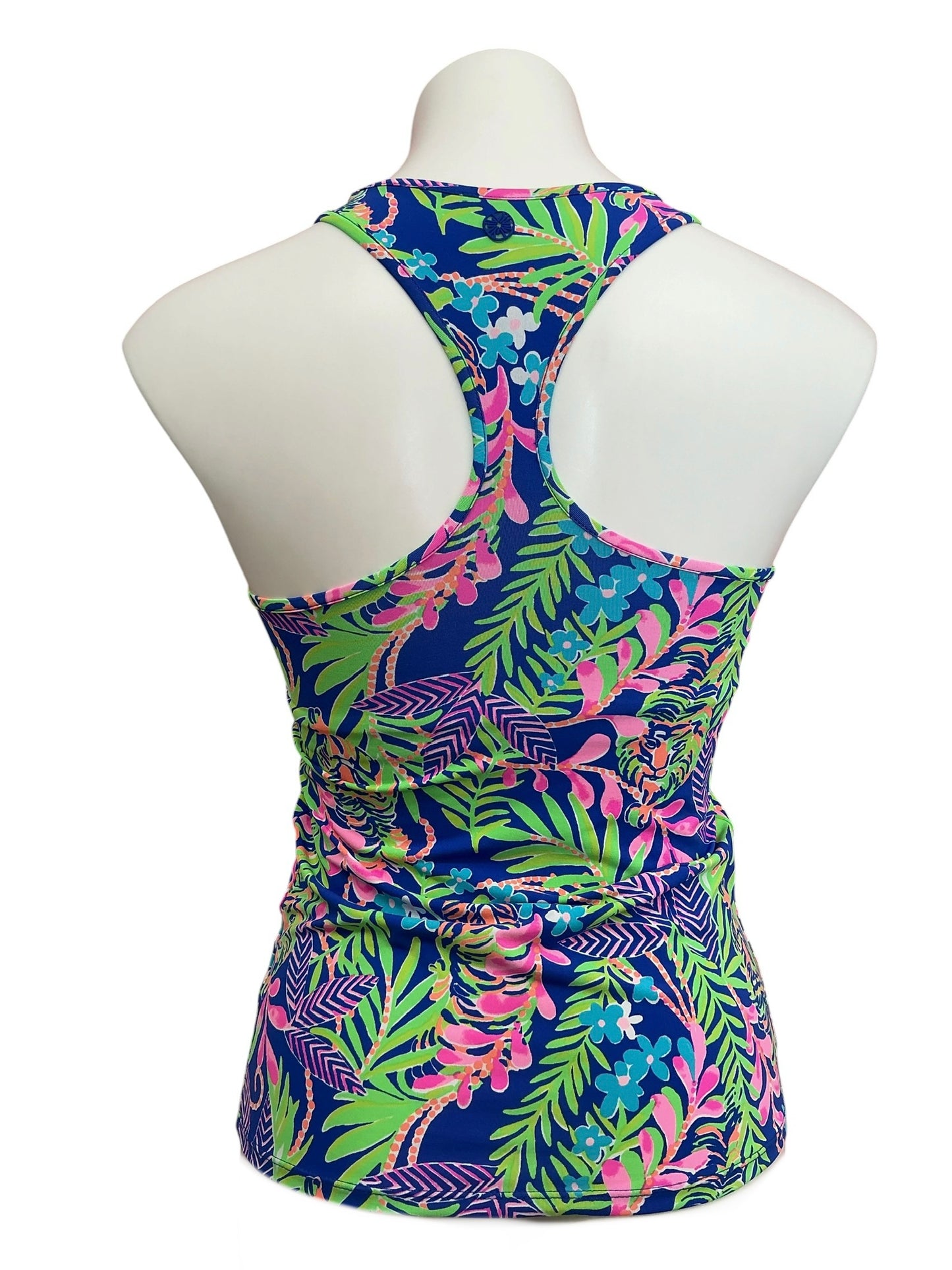 Lilly Pulitzer Luxletic Mina Bra Tank Top How You Like Me Prowl - Size XS