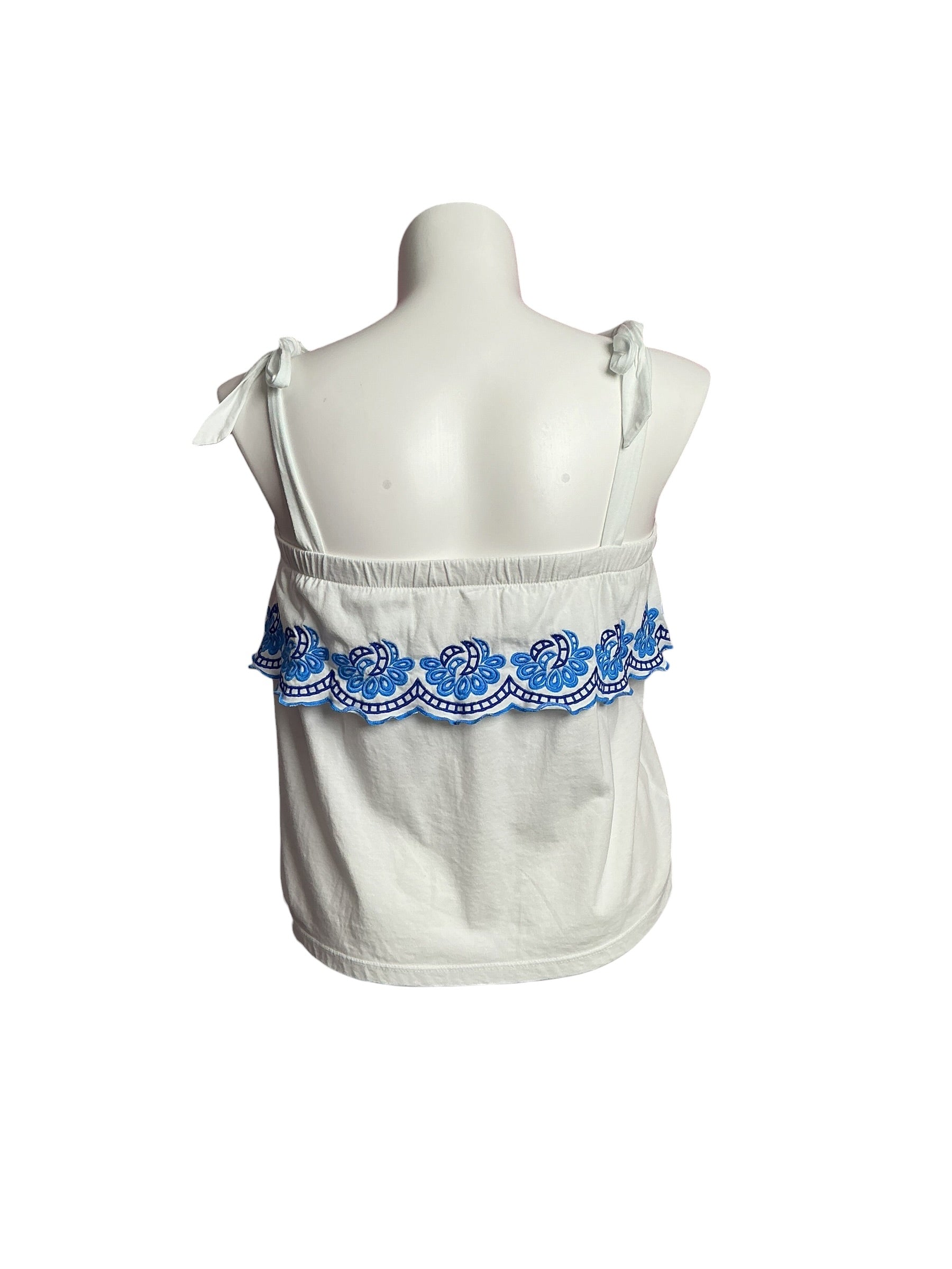 Lilly Pulitzer Benita Top - Resort White - Size M