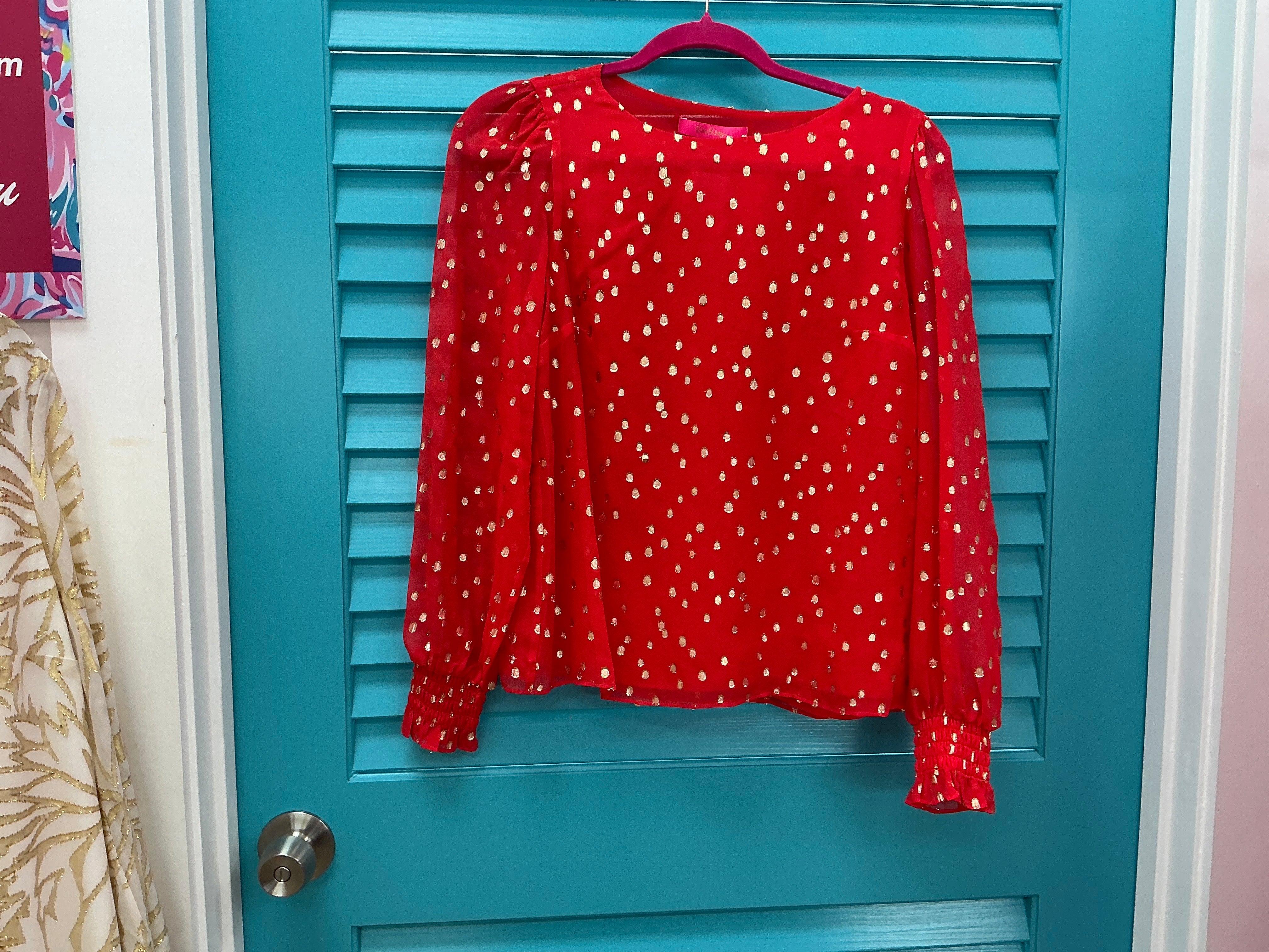 Lilly Pulitzer Long Sleeve Top - Size XS