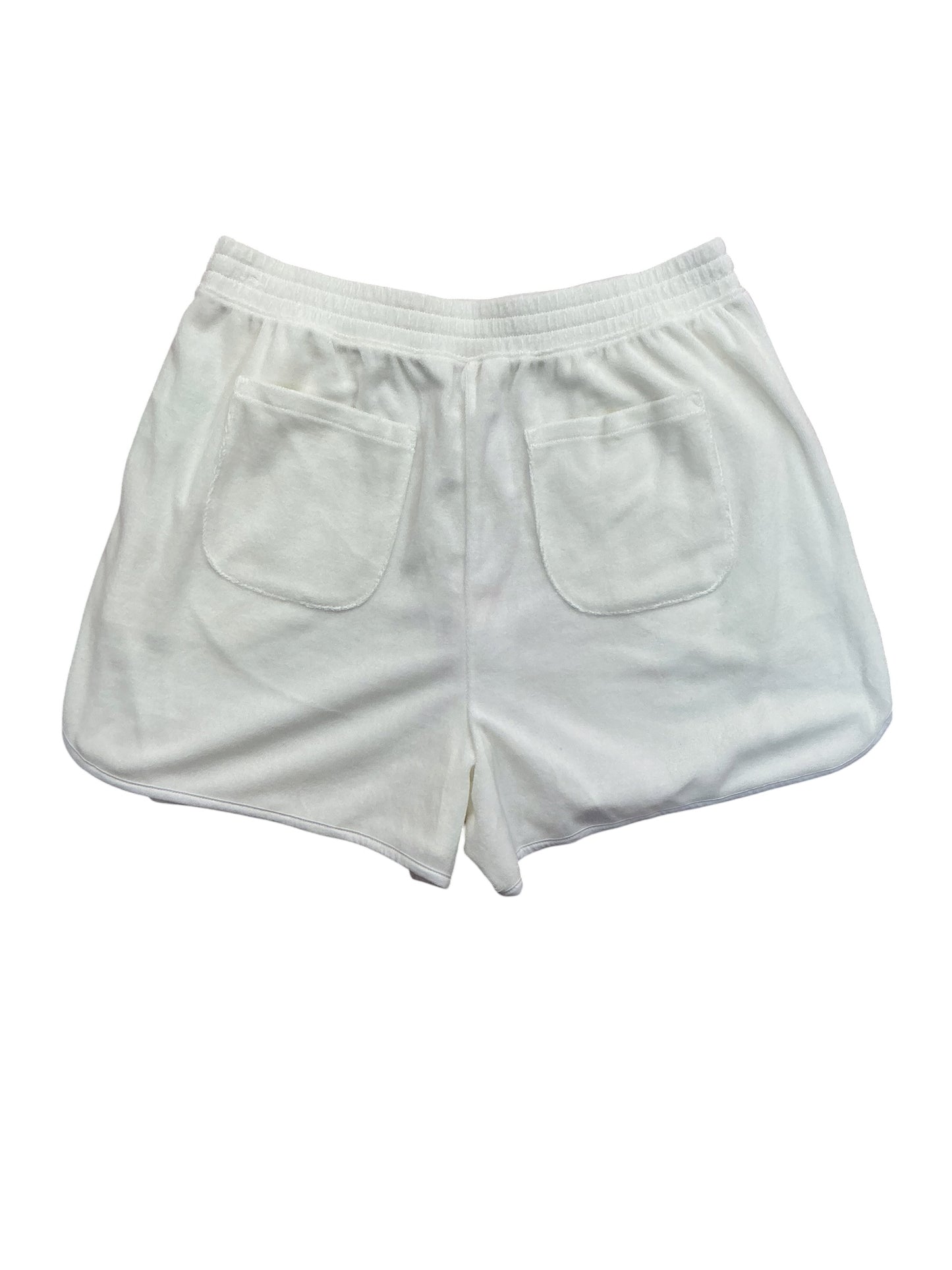 Lilly Pulitzer NWT Florie Towel Terry High Rise Shorts Resort White - Size S