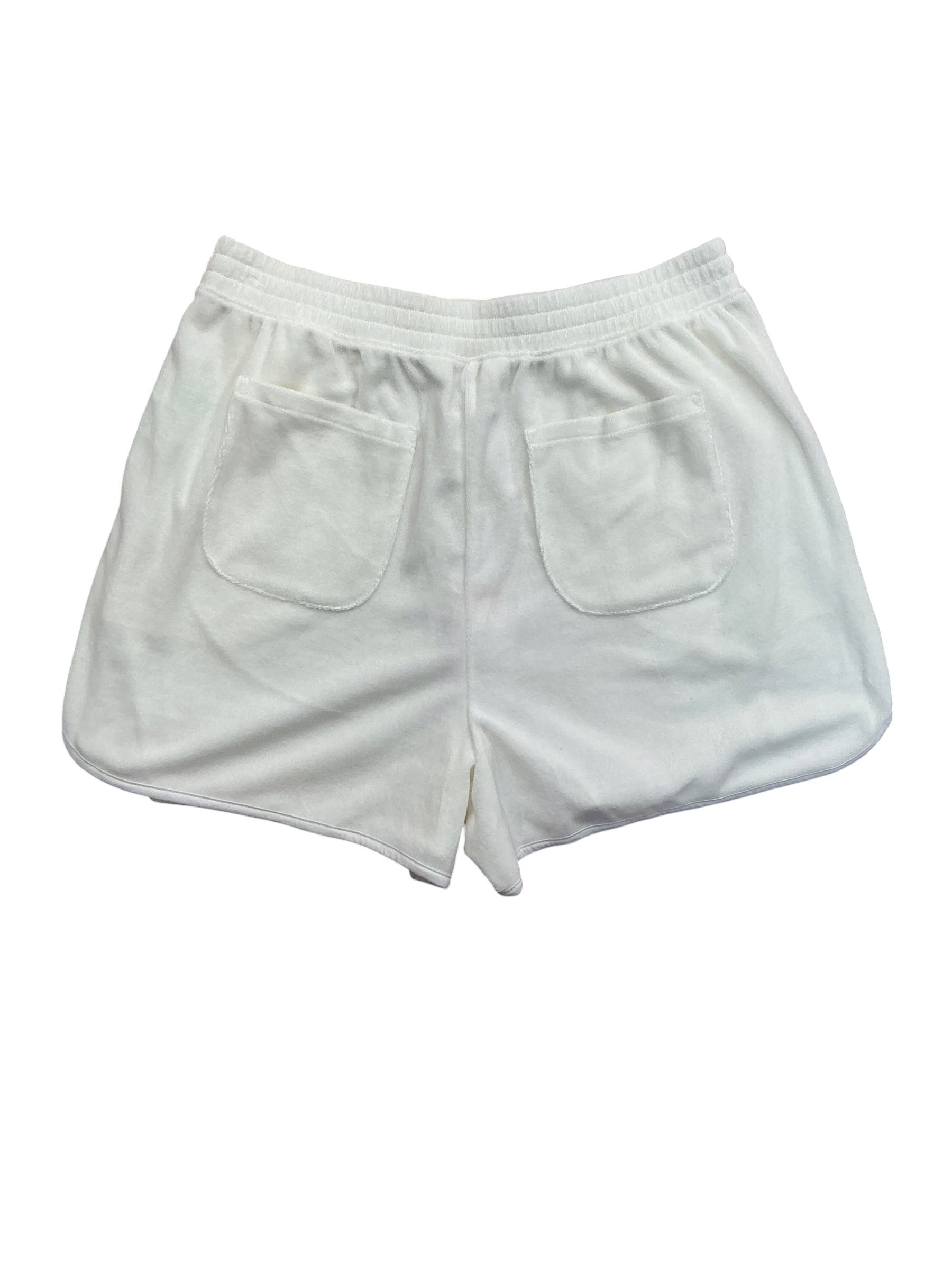 Lilly Pulitzer NWT Florie Towel Terry High Rise Shorts Resort White - Size S