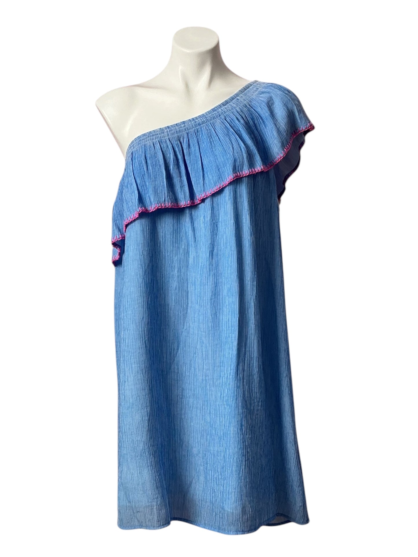 Lilly Pulitzer NWT Emmeline Dress Lapis Blue Summer Seersucker - Size XL