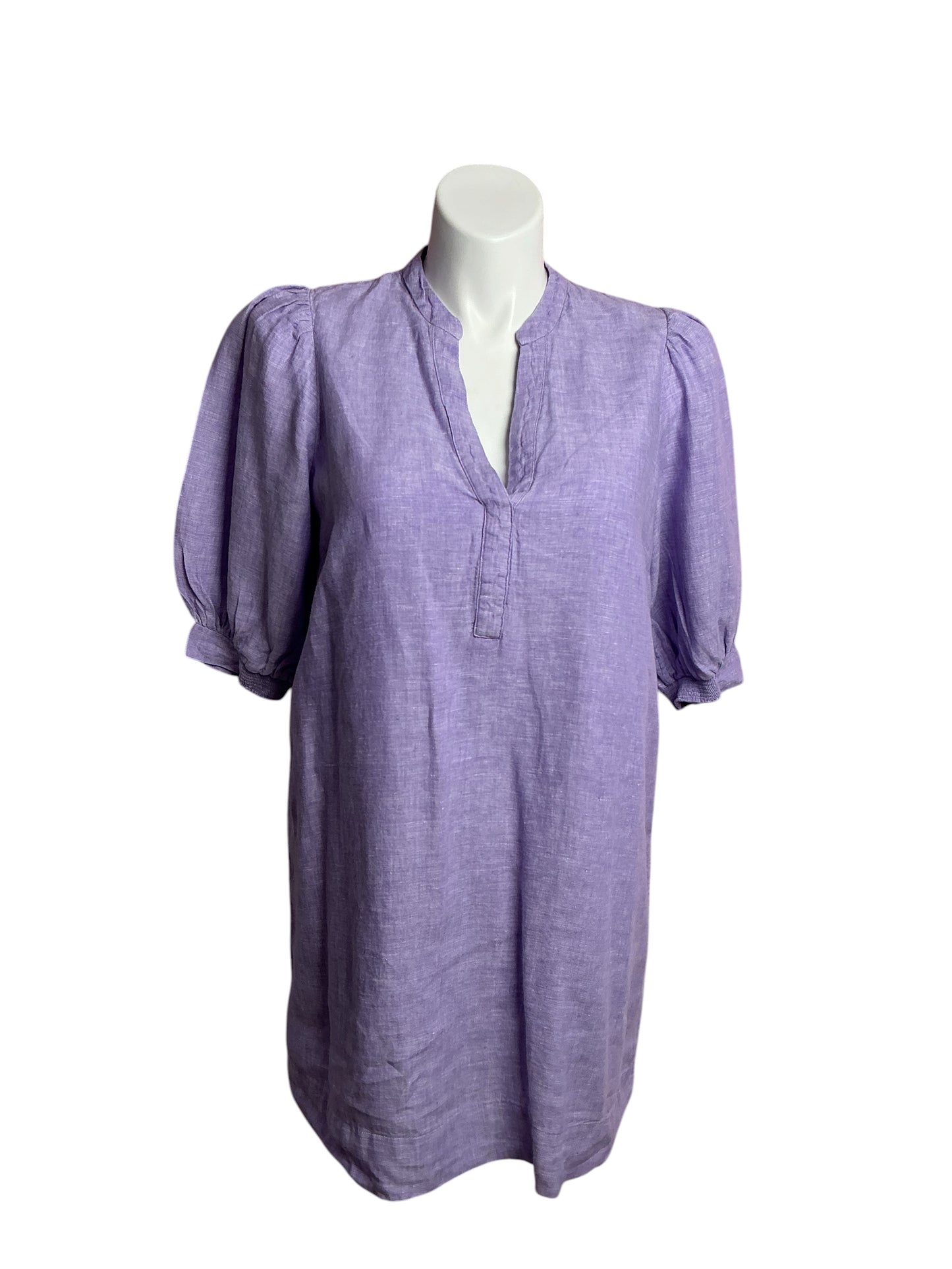 Lilly Pulitzer- Mialeigh Linen Dress Tropicalia Purple Size 14