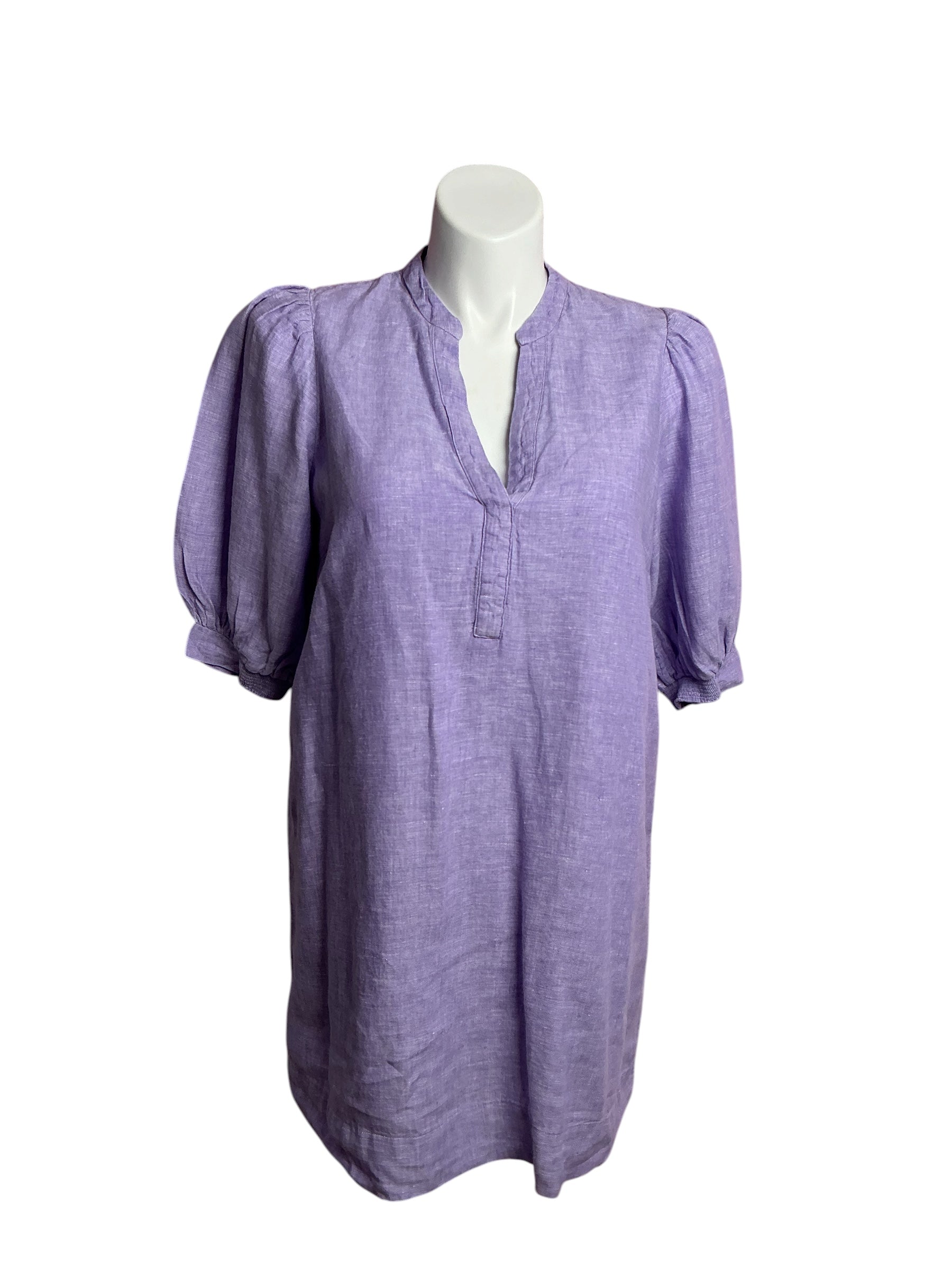 Lilly Pulitzer- Mialeigh Linen Dress Tropicalia Purple Size 14
