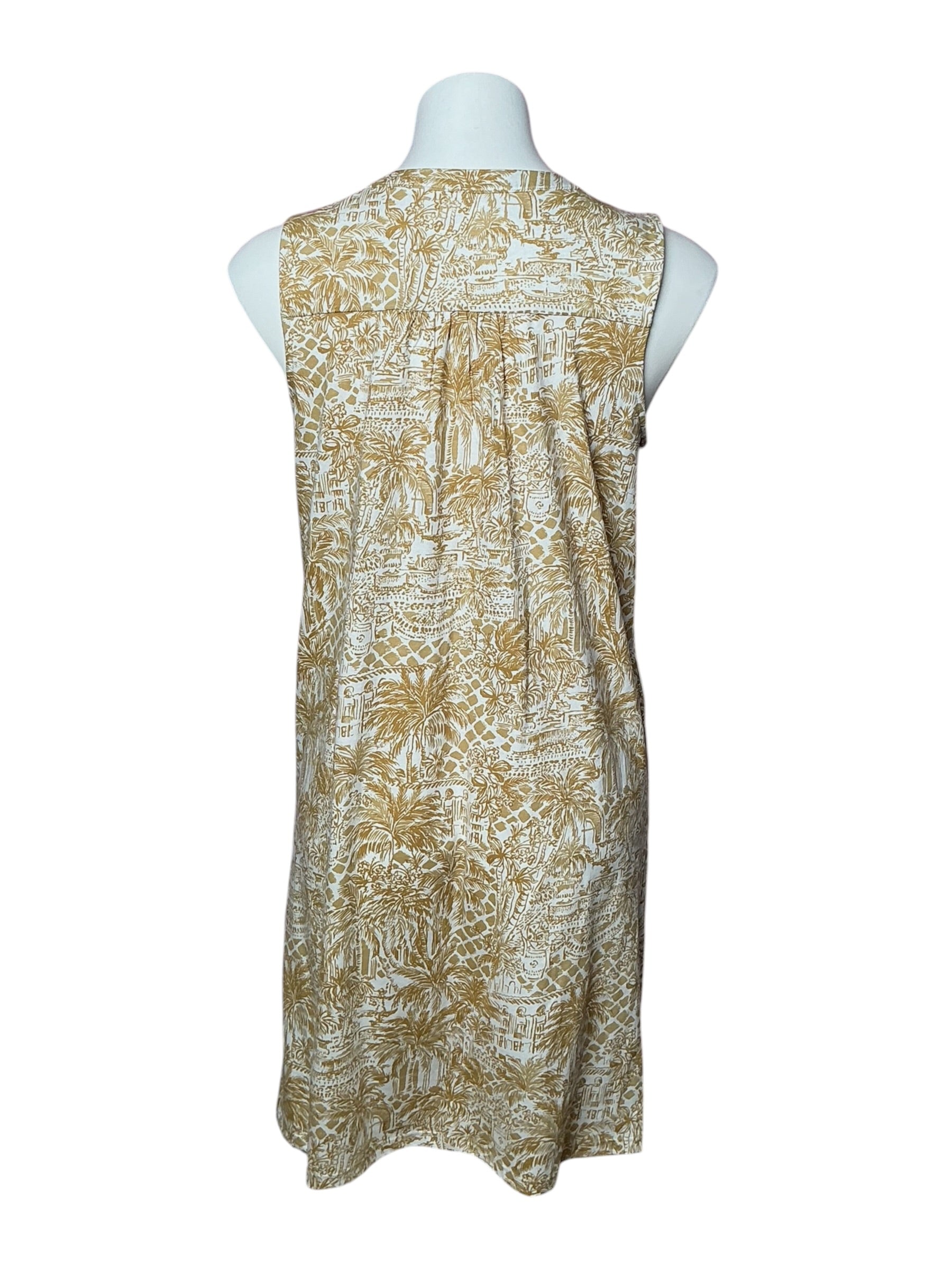 Lilly Pulitzer Dev Dress Sand Bar Palm Beach Paradise - Size M