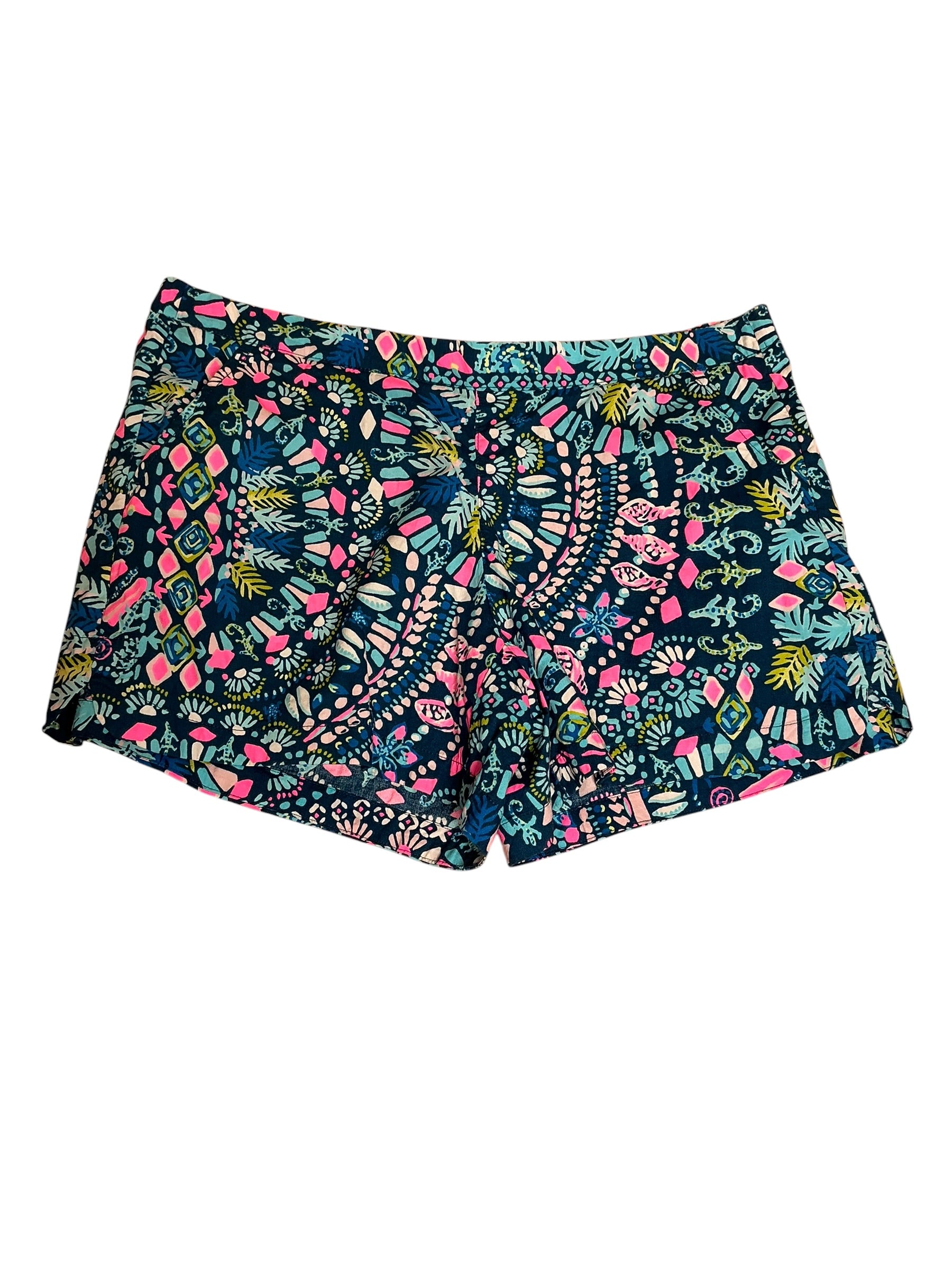 Lilly Pulitzer Ocean View Short Glow And Flow - Size L