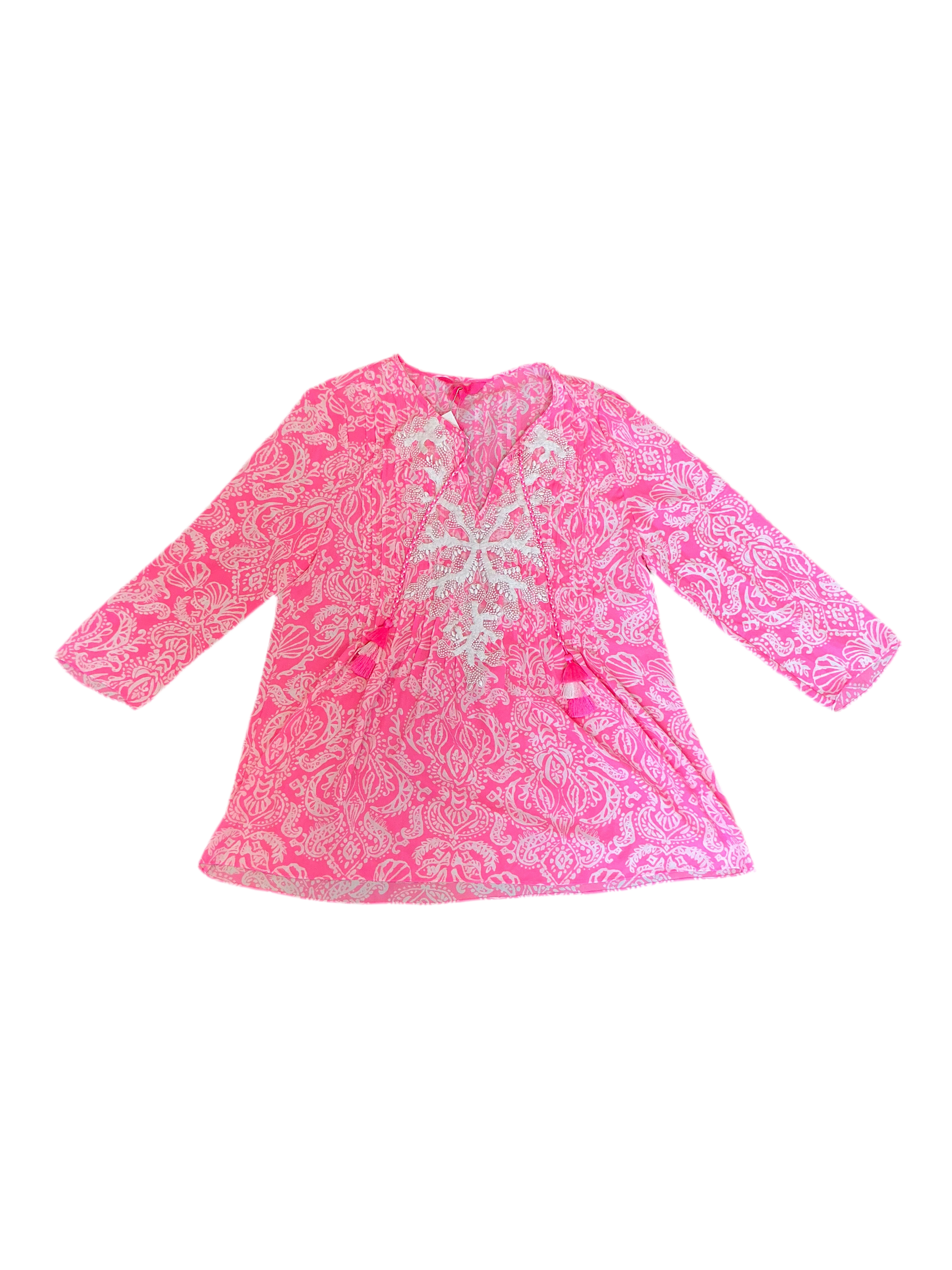 Lilly Pulitzer NWT Marlina Tunic - Havana Pink Clawdia - Size S