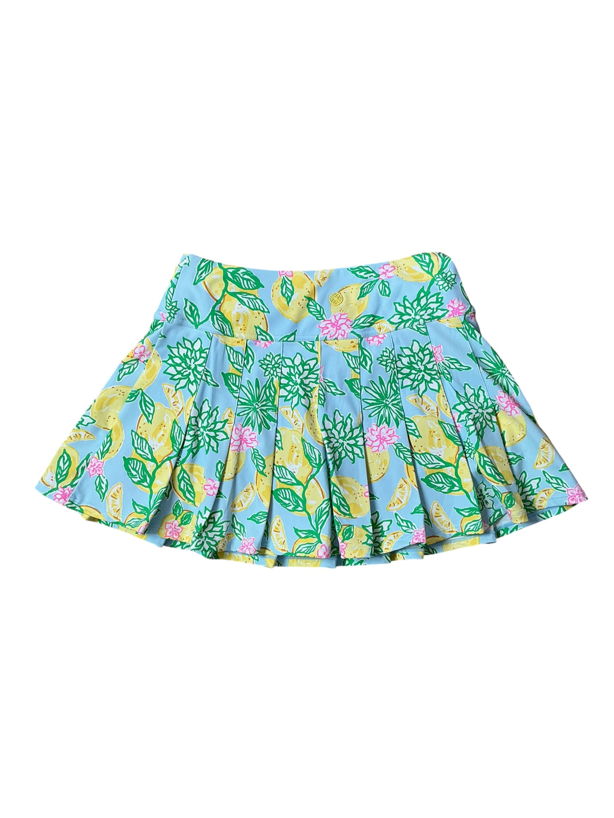 Lilly Pulitzer UPF 50+ Luxletic Annora Skort Bluette Make Lemonade - Size XS