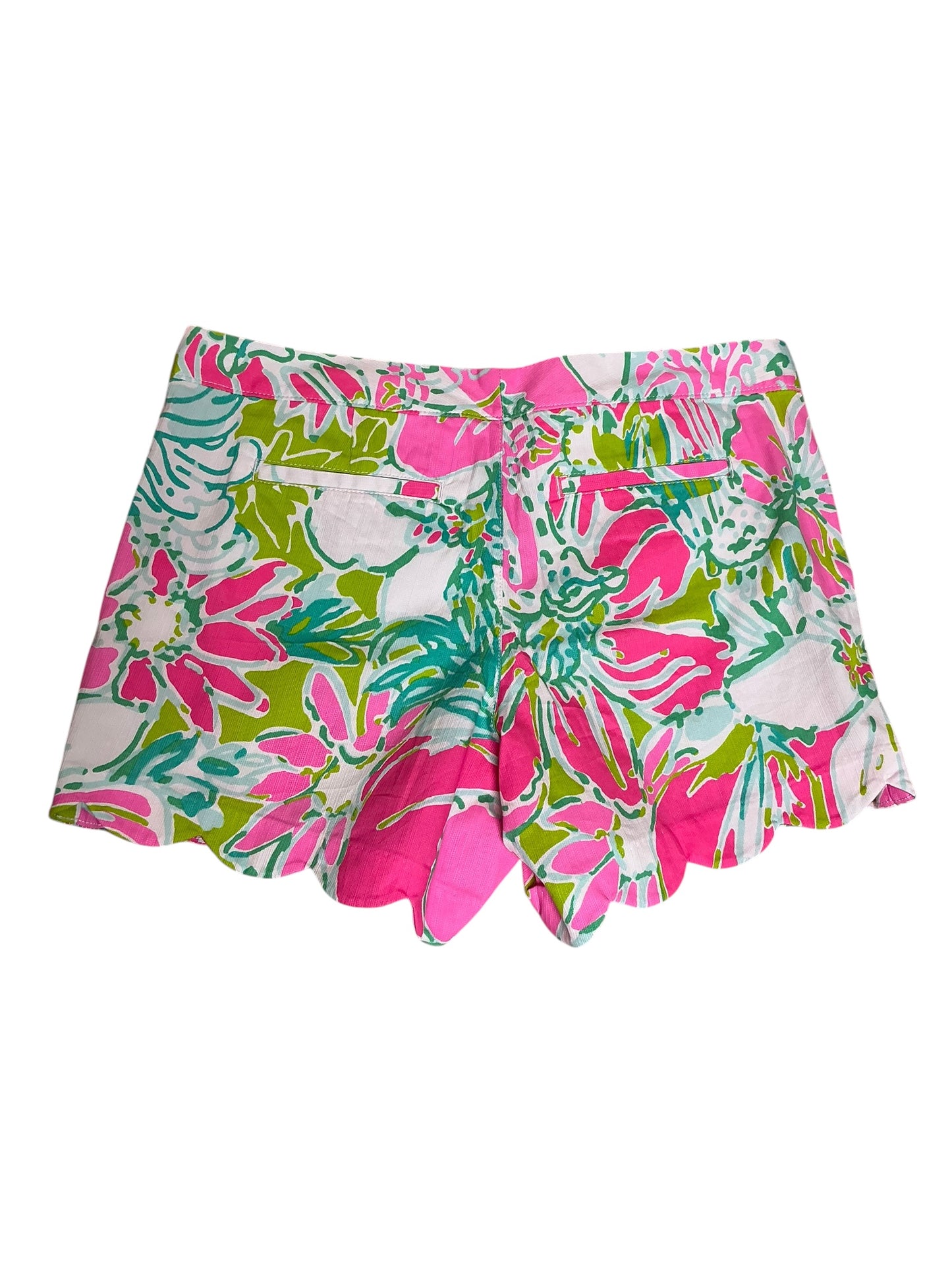 Lilly Pulitzer Buttercup Short Flamingo Pink Don’t Give A Cluck - Size 10