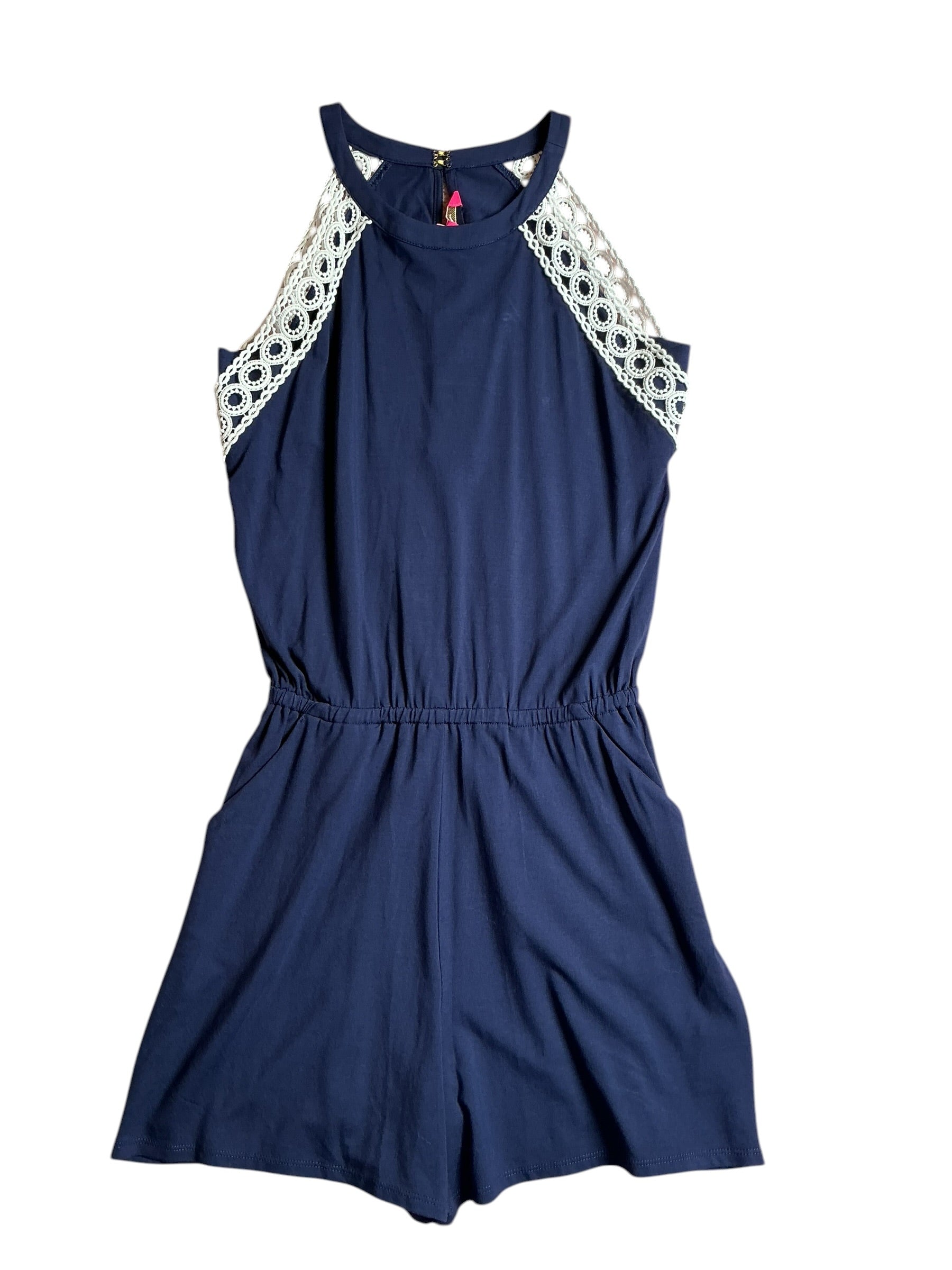 Lilly Pulitzer NWT Lala Romper True Navy - Size XS