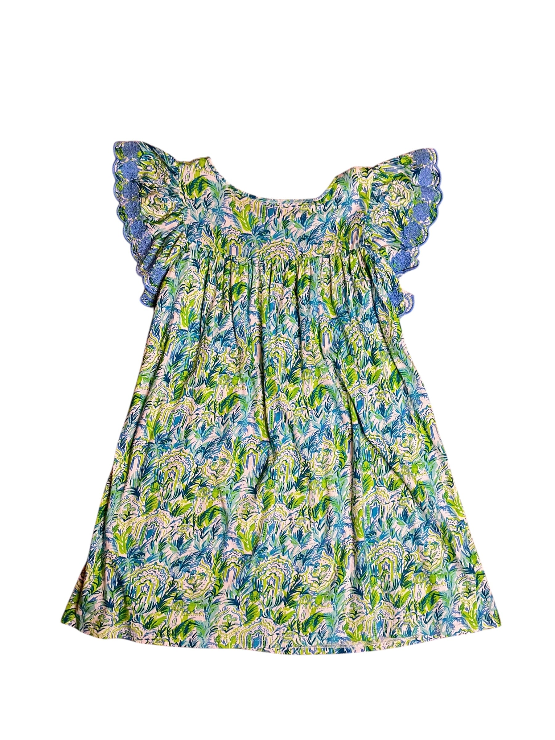 Lilly Pulitzer Girl's Stassie Dress Out To Play - Size XL 12-14