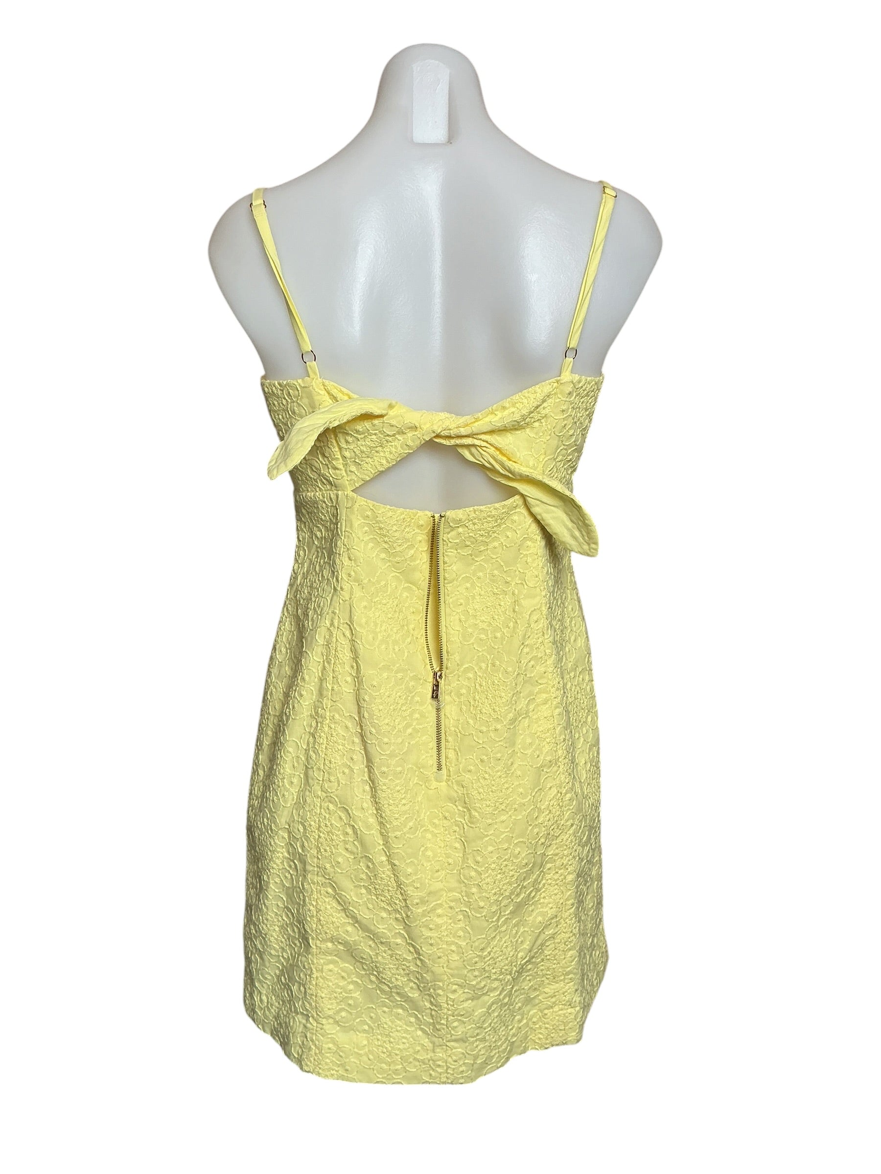 Lilly Pulitzer NWT Lilamae Dress - Limoncello Bubble Embroidery - Size 4