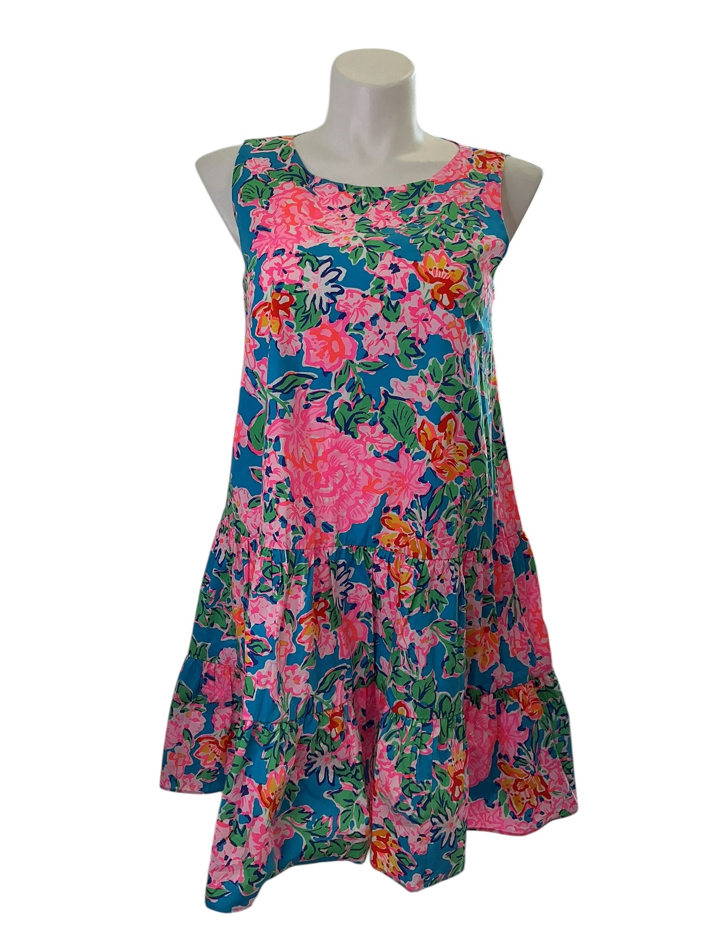 Lilly Pulitzer NWT Trina Dress - Multi Rose To The Occasion - Size L