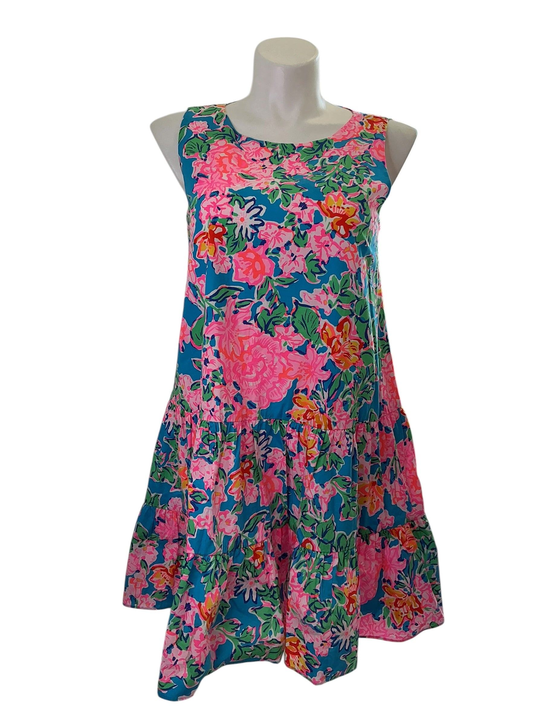 Lilly Pulitzer NWT Trina Dress - Multi Rose To The Occasion - Size L
