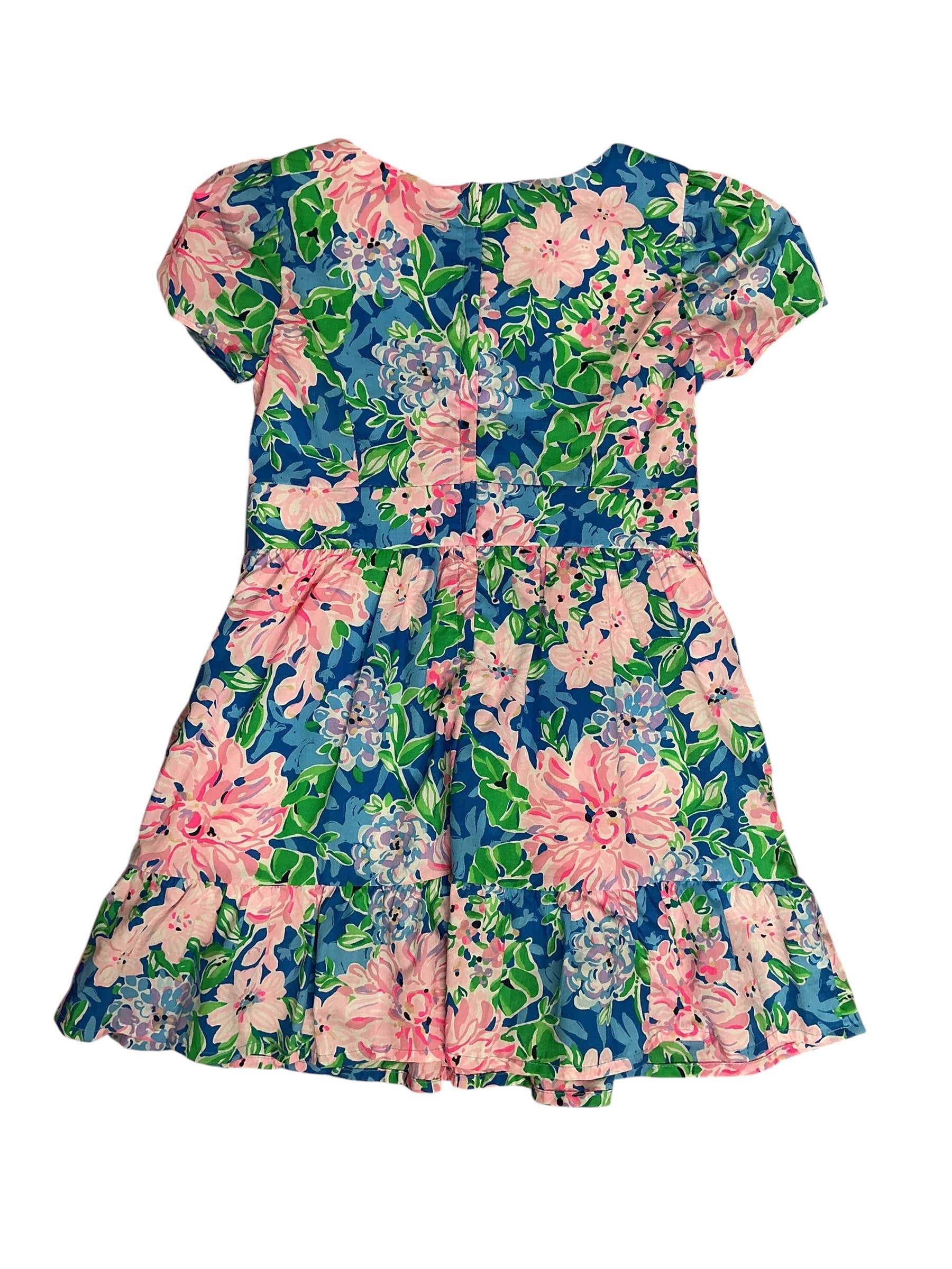 Lilly Pulitzer Girls Alexandra Dress Multi Spring In Your Step - Size 3