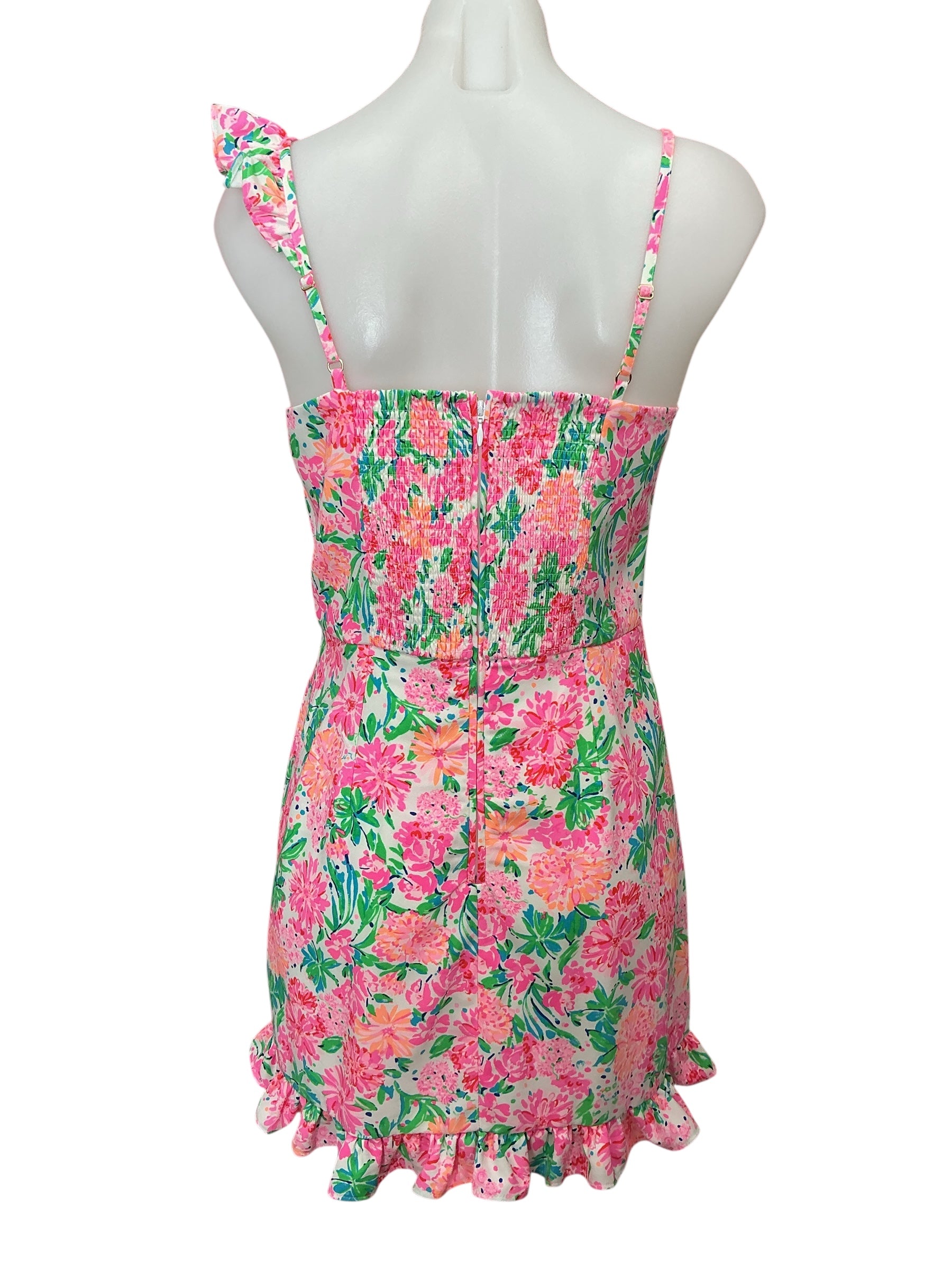 Lilly Pulitzer Maetha Romper Resort White That’s What I Herd - Size 4