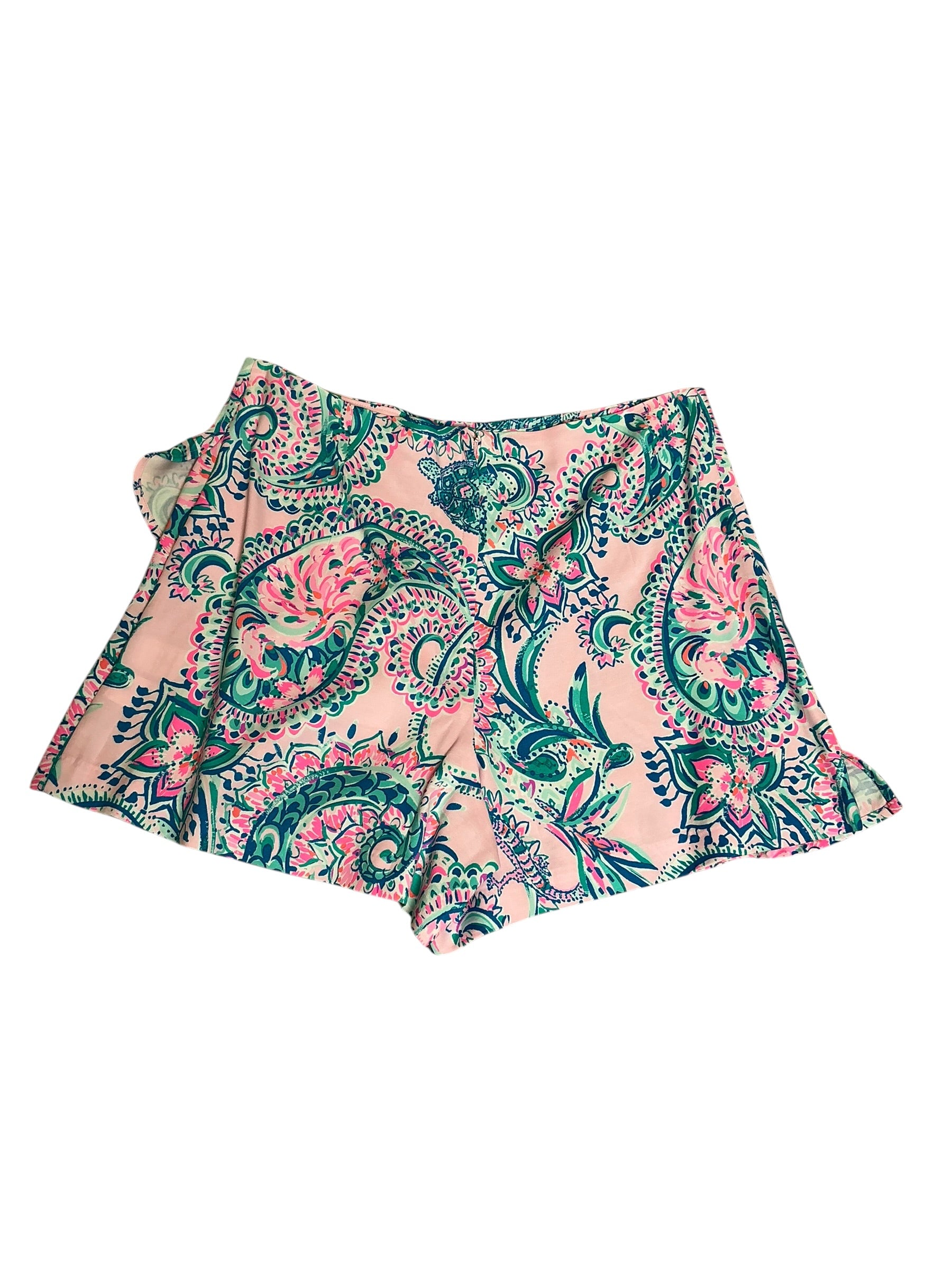 Lilly Pulitzer NWT Faye Skort Pink Tropics Tint Tangerine Dream - Size 12