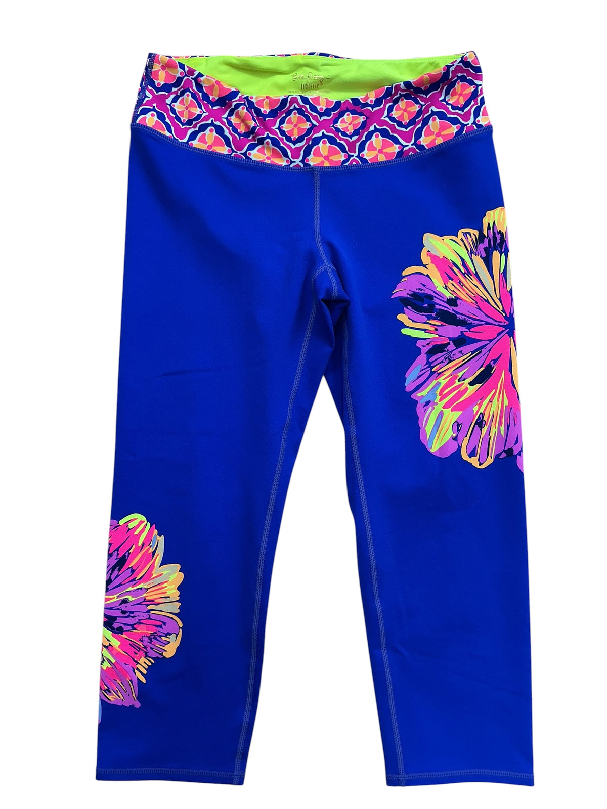 Lilly Pulitzer Luxletic Weekender Cropped Leggings Summer Sunset - Size M