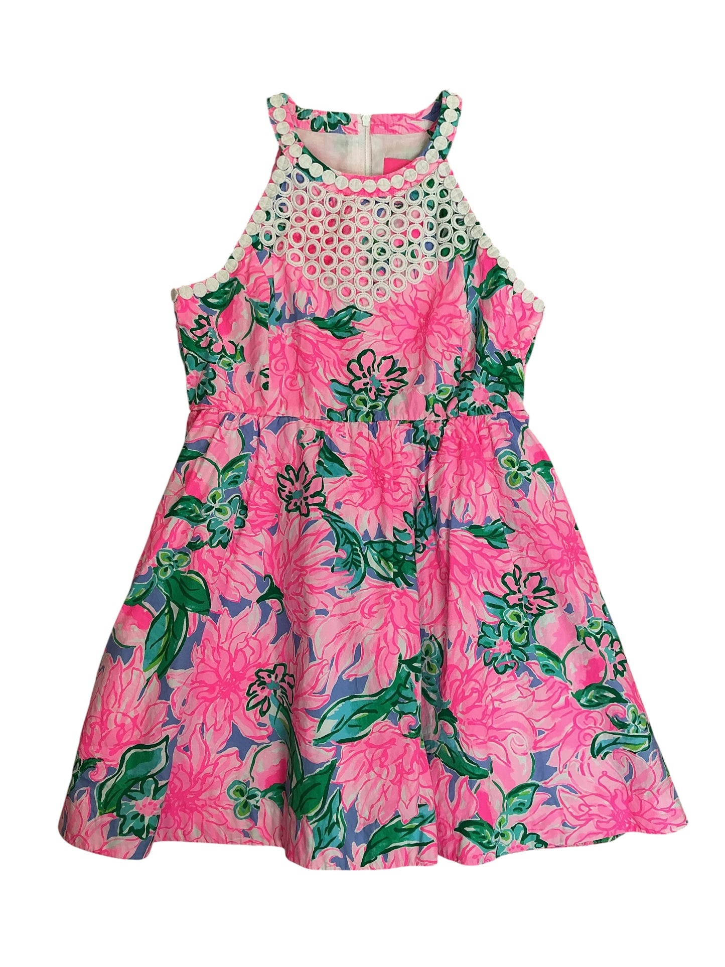 Lilly Pulitzer Kids Girls Kinley Dress Totally Blossom - Size 10