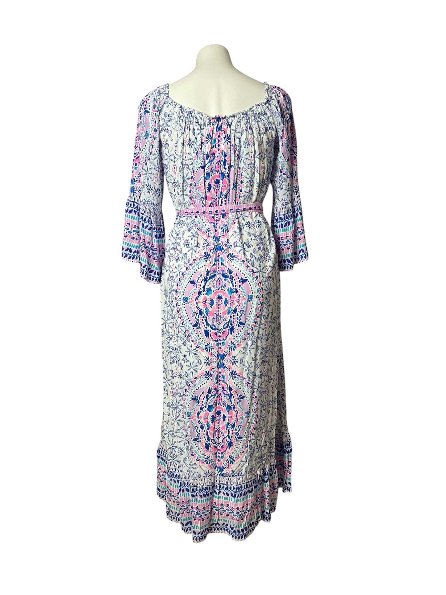 Lilly Pulitzer Abigale Midi Dress Resort White  Time To Shine - Size M
